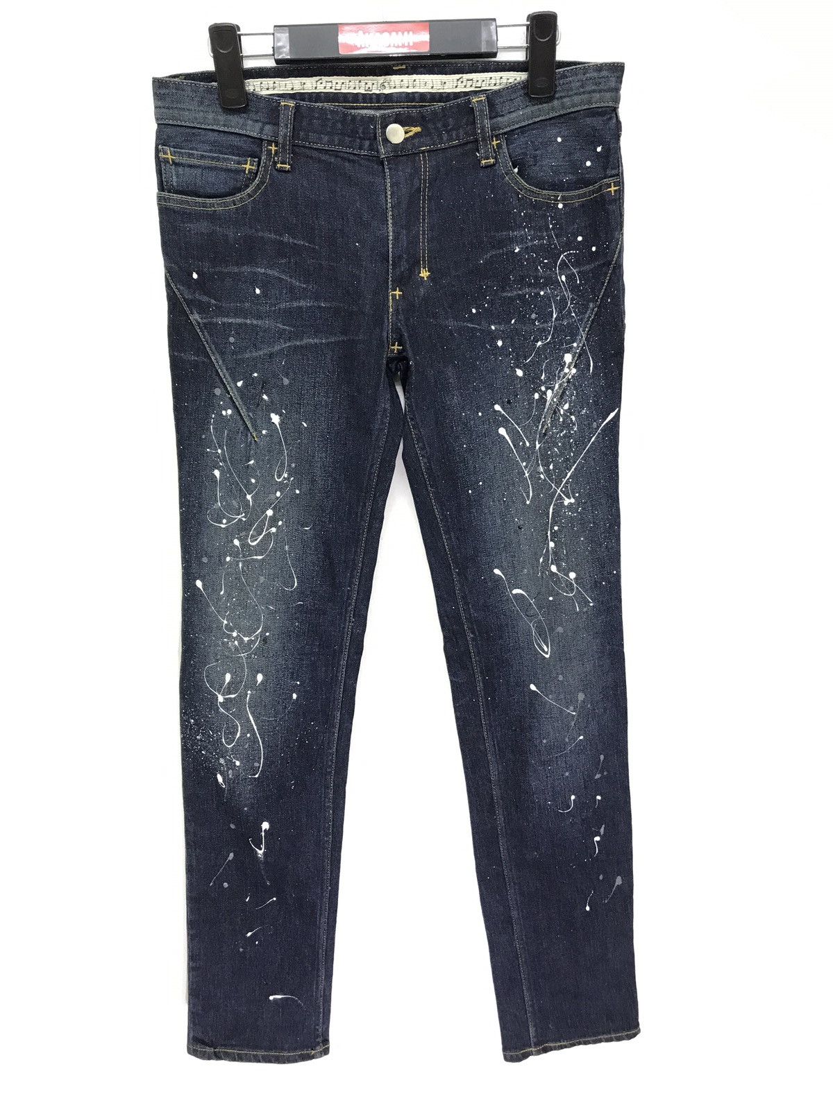 Number (N)ine Made in Japan Number (N)ine Painter Jeans Skinny Stretch Size US 30 / EU 46 - 2 Thumbnail