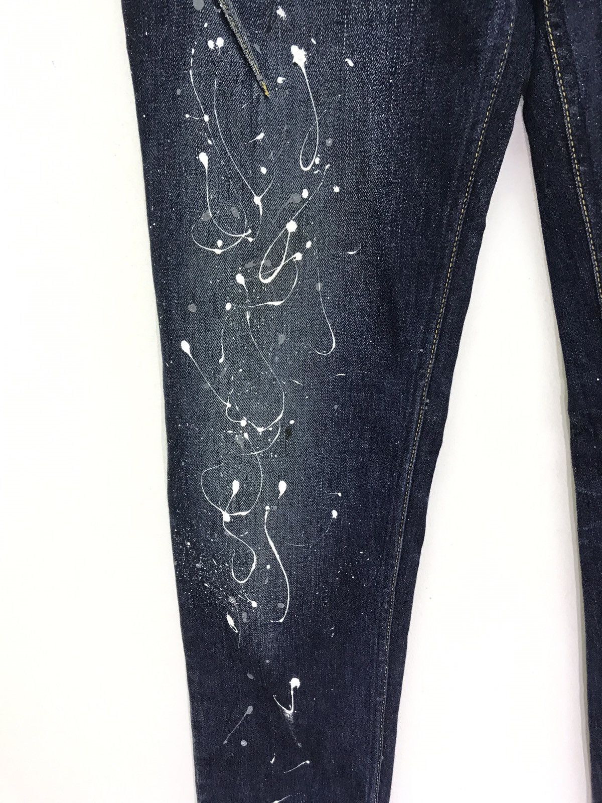 Number (N)ine Made in Japan Number (N)ine Painter Jeans Skinny Stretch Size US 30 / EU 46 - 4 Thumbnail