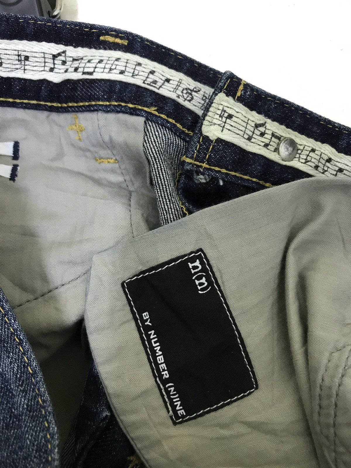 Number (N)ine Made in Japan Number (N)ine Painter Jeans Skinny Stretch Size US 30 / EU 46 - 11 Thumbnail