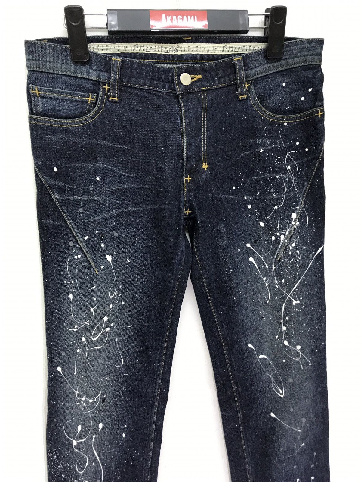 Number (N)ine Made in Japan Number (N)ine Painter Jeans Skinny Stretch Size US 30 / EU 46 - 1 Thumbnail