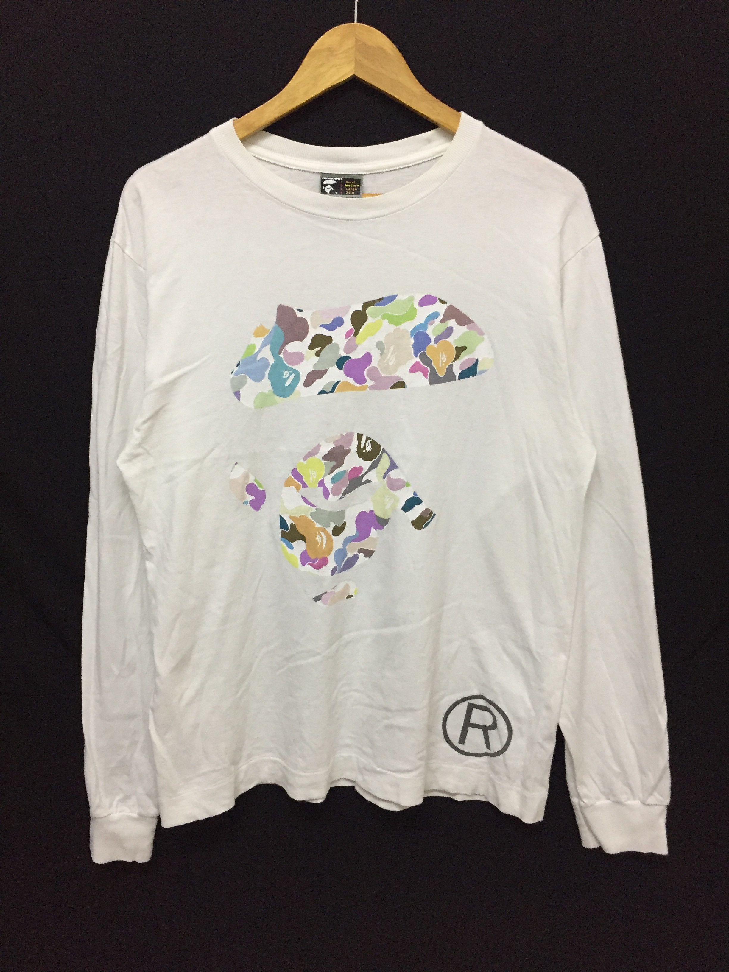 Bape 1999 Bape cotton candy face long sleeve Size US M / EU 48-50 / 2 - 1 Thumbnail