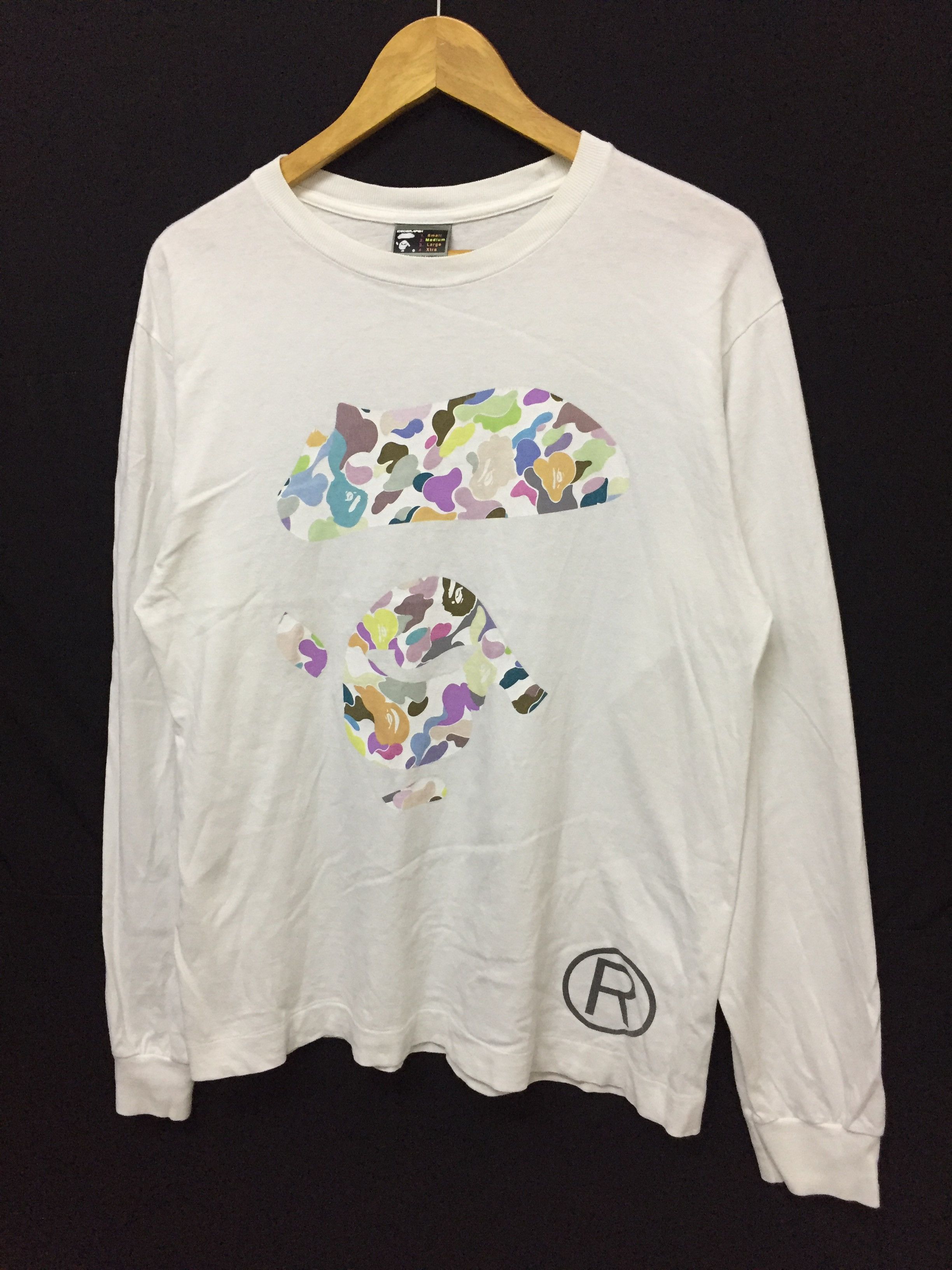 Bape 1999 Bape cotton candy face long sleeve Size US M / EU 48-50 / 2 - 2 Thumbnail