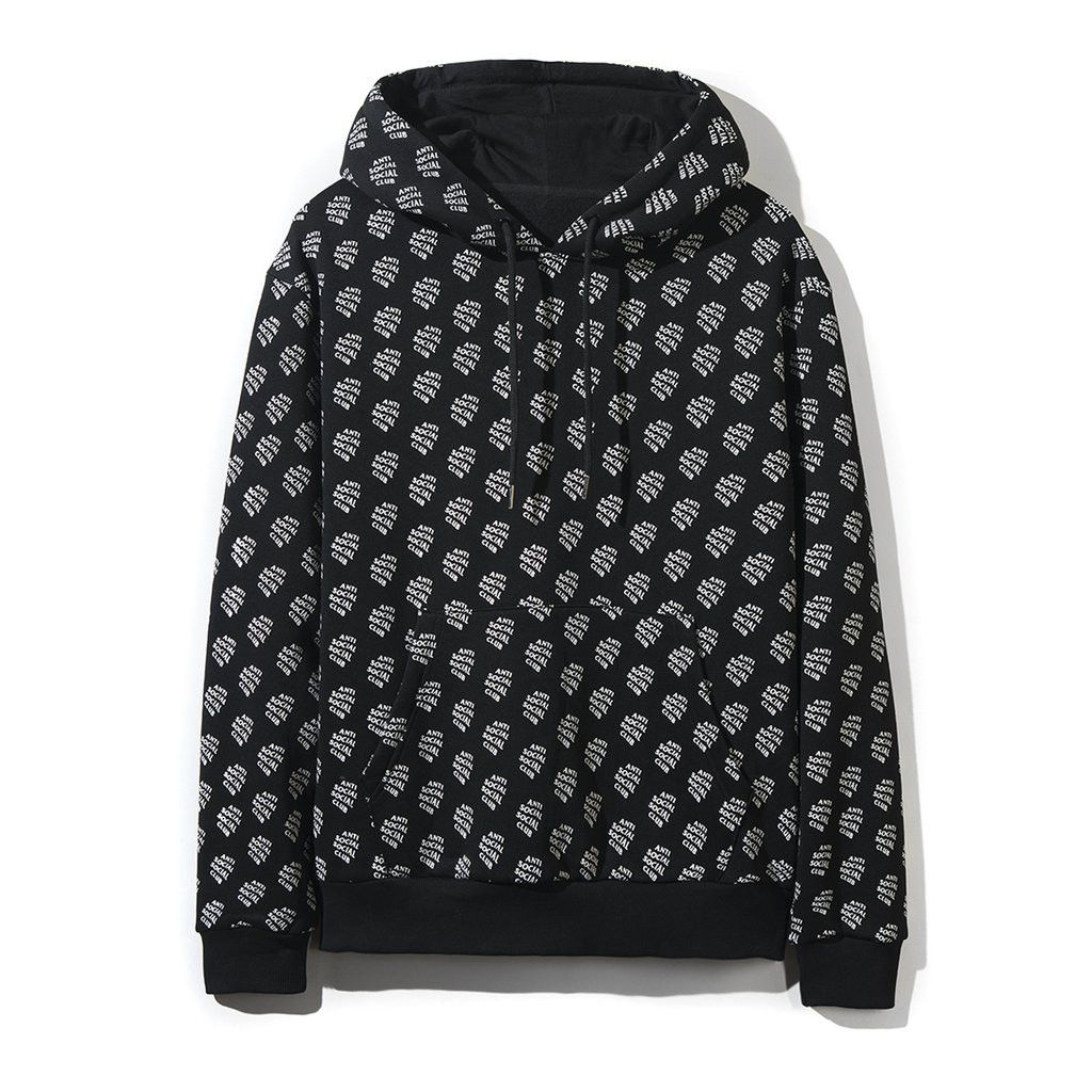 DS ASSC ALL Over You Black Hoodie in Hand Supreme Bape Kith