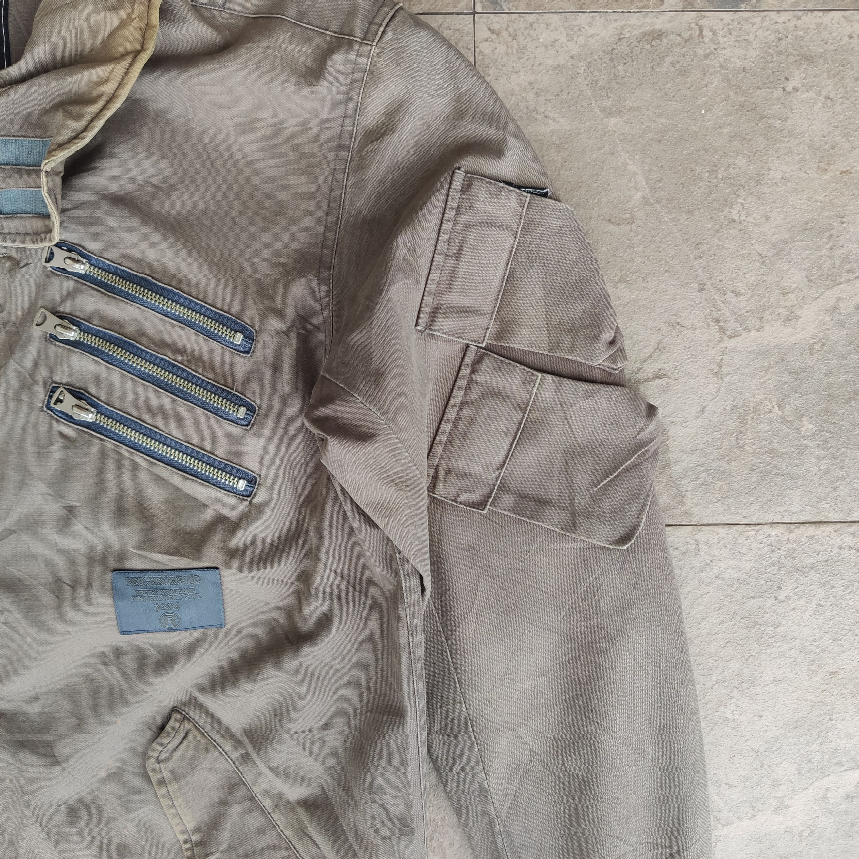 Japanese Brand NEIGHBORHOOD RARE DESIGN MILITARY JACKET Size US L / EU 52-54 / 3 - 12 Thumbnail