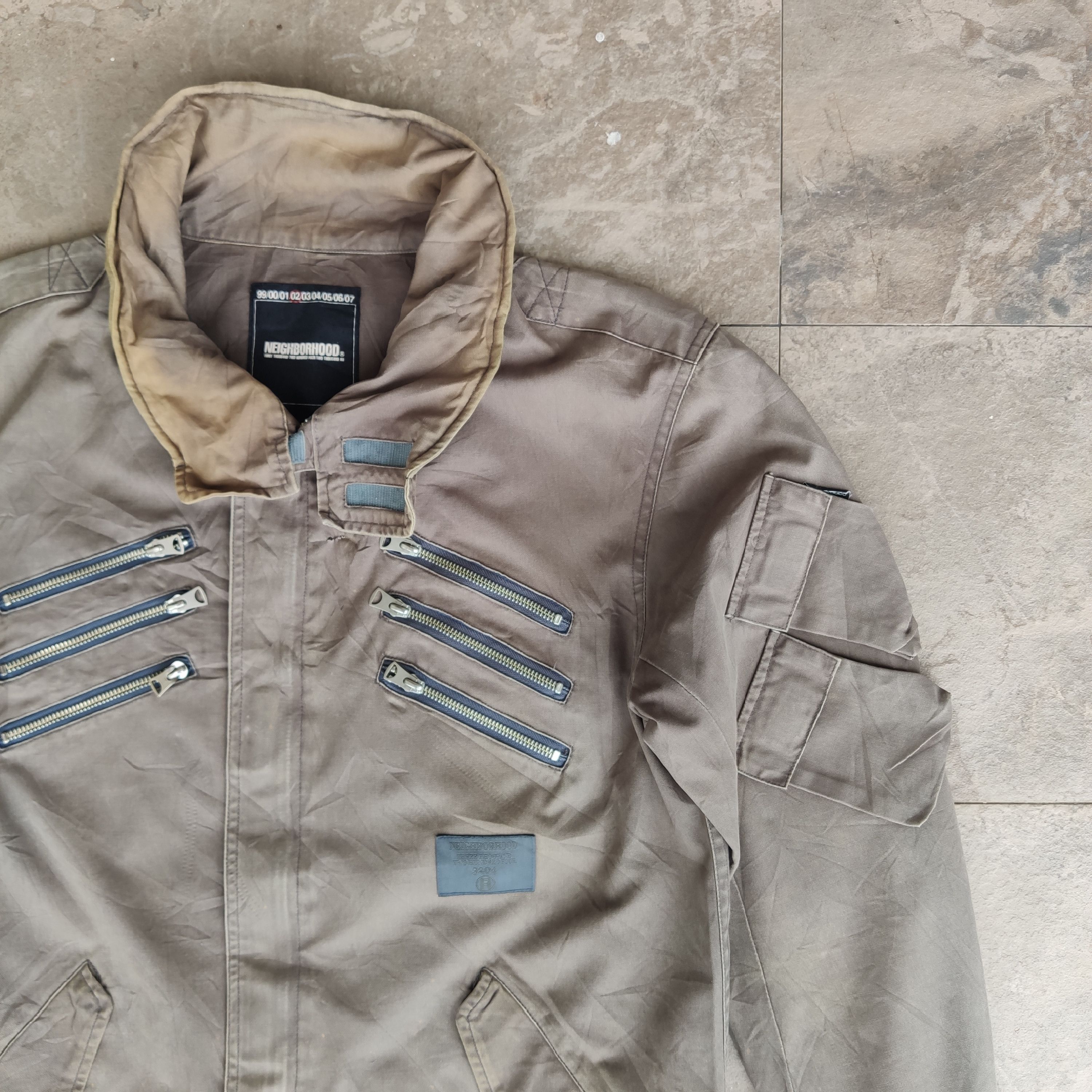 Japanese Brand NEIGHBORHOOD RARE DESIGN MILITARY JACKET Size US L / EU 52-54 / 3 - 13 Thumbnail