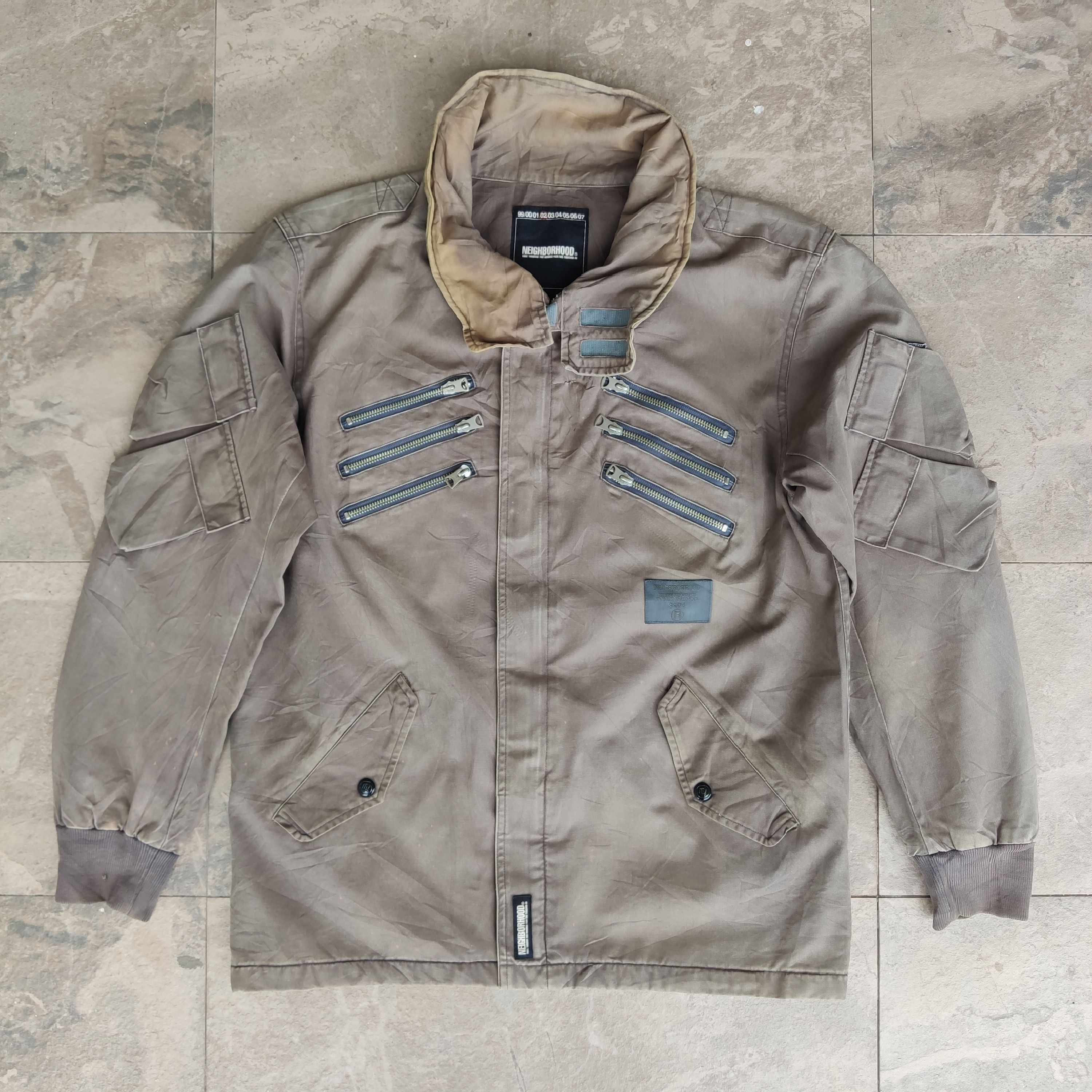 Japanese Brand NEIGHBORHOOD RARE DESIGN MILITARY JACKET Size US L / EU 52-54 / 3 - 1 Thumbnail