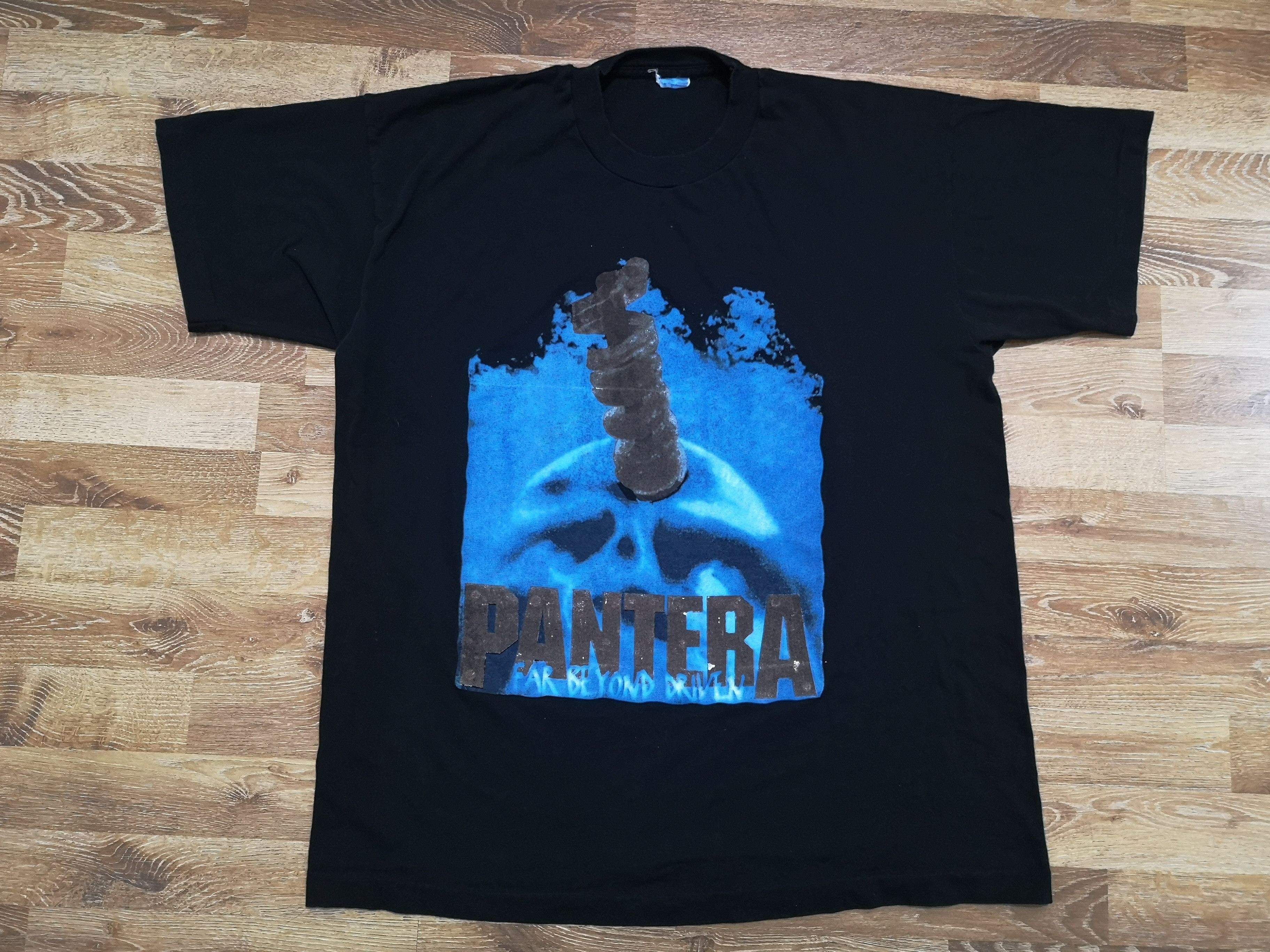 Band Tees × Tour Tee × Vintage Vintage Pantera Smoking Across 