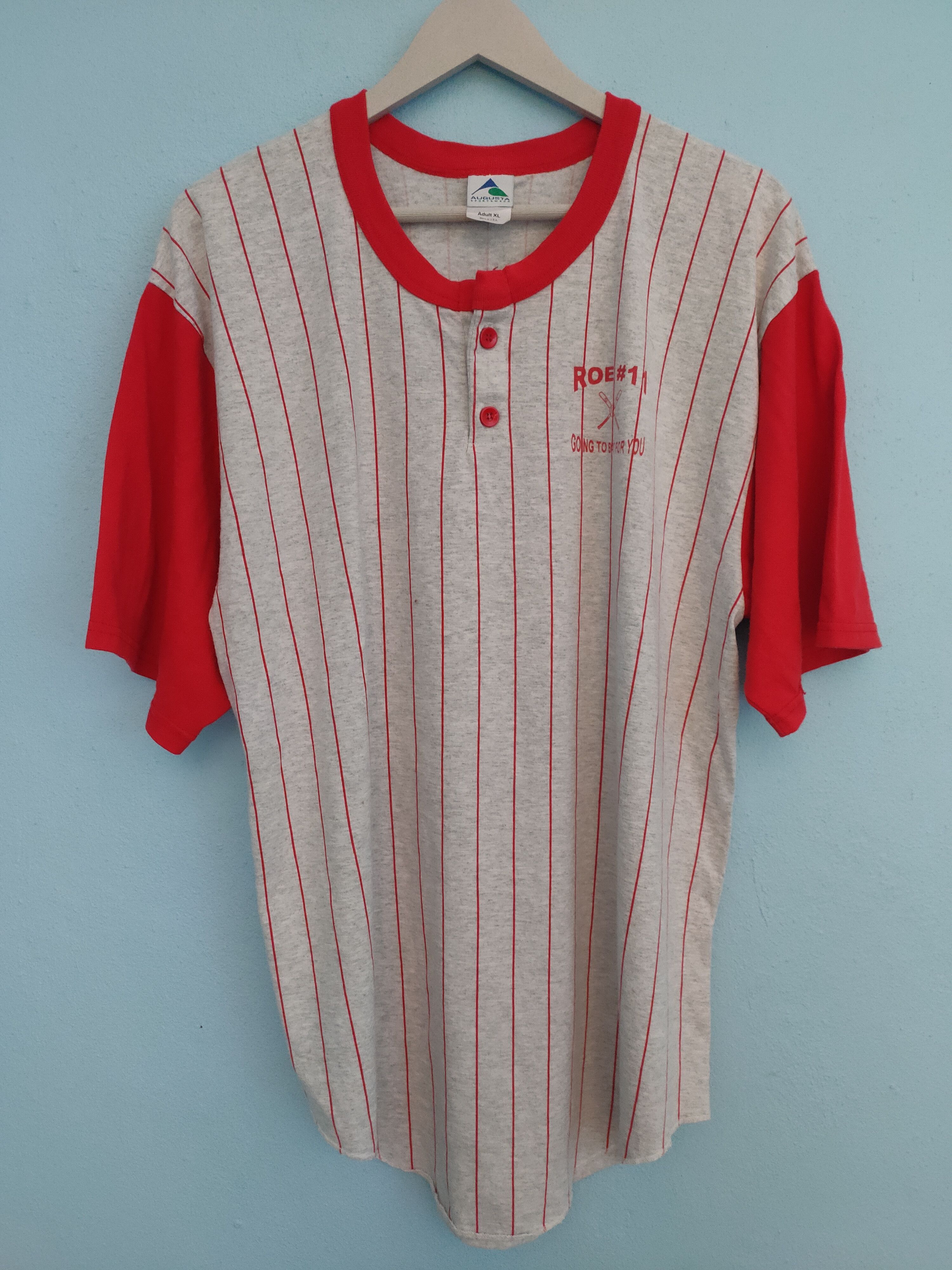Augusta Sportswear Vintage baseball tee by AUGUSTA SPORTSWEAR Size US XL / EU 56 / 4 - 1 Thumbnail