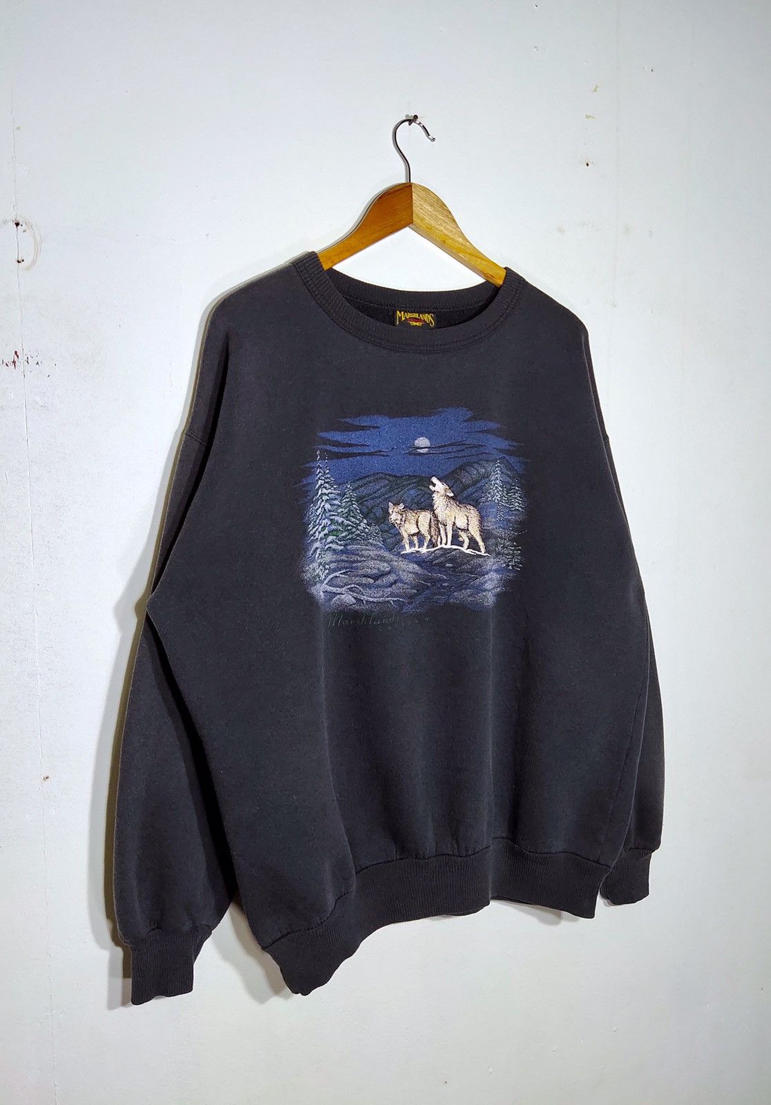 Vintage Vintage Marshland Canada Sweatshirt Wolf Logo Embroidery Size US XL / EU 56 / 4 - 2 Thumbnail