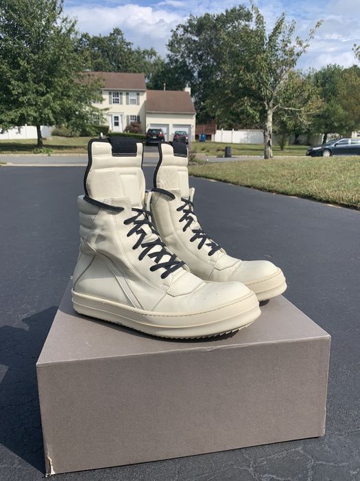 Rick Owens Rick Owens Milk Geobaskets | Grailed