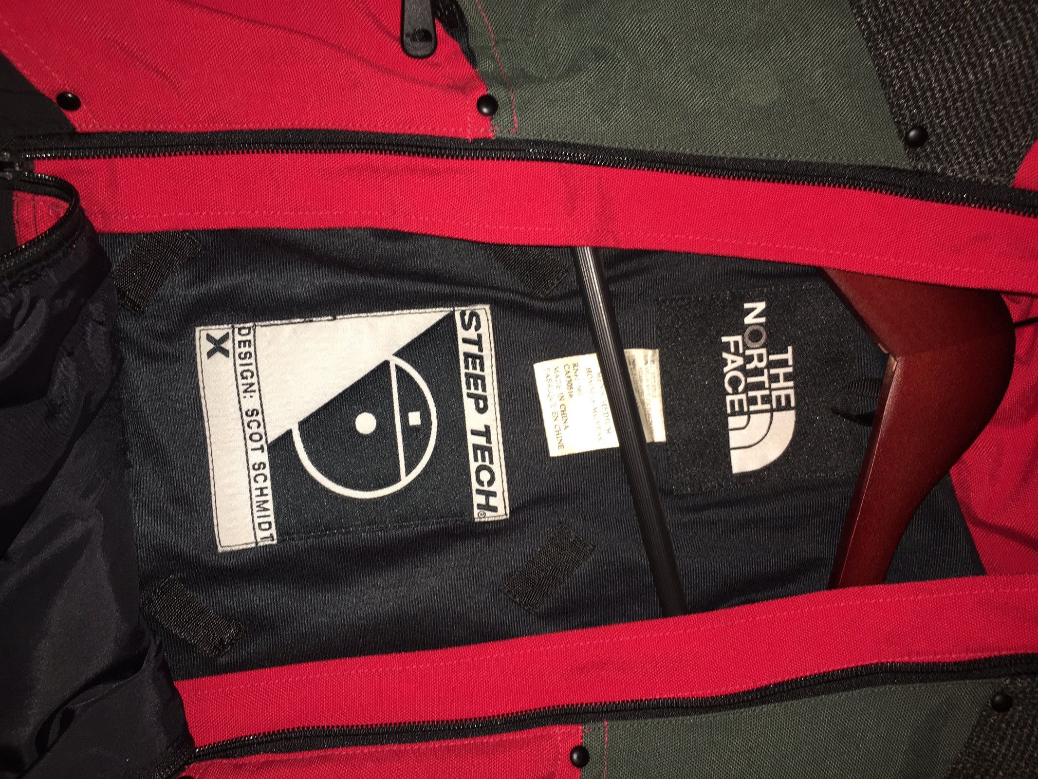 The North Face The North Face Steep Tech Scot Schmidt Red Black Vintage |  Grailed