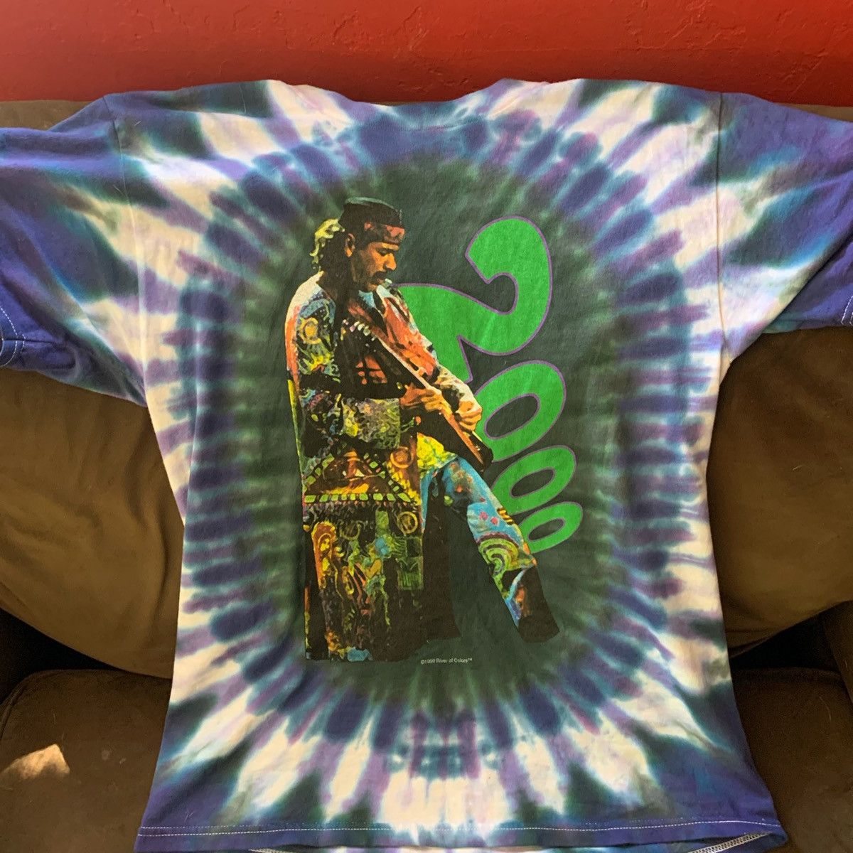 Vintage EXTREMELY RARE DEADSTOCK CARLOS SANTANA TEE | Grailed