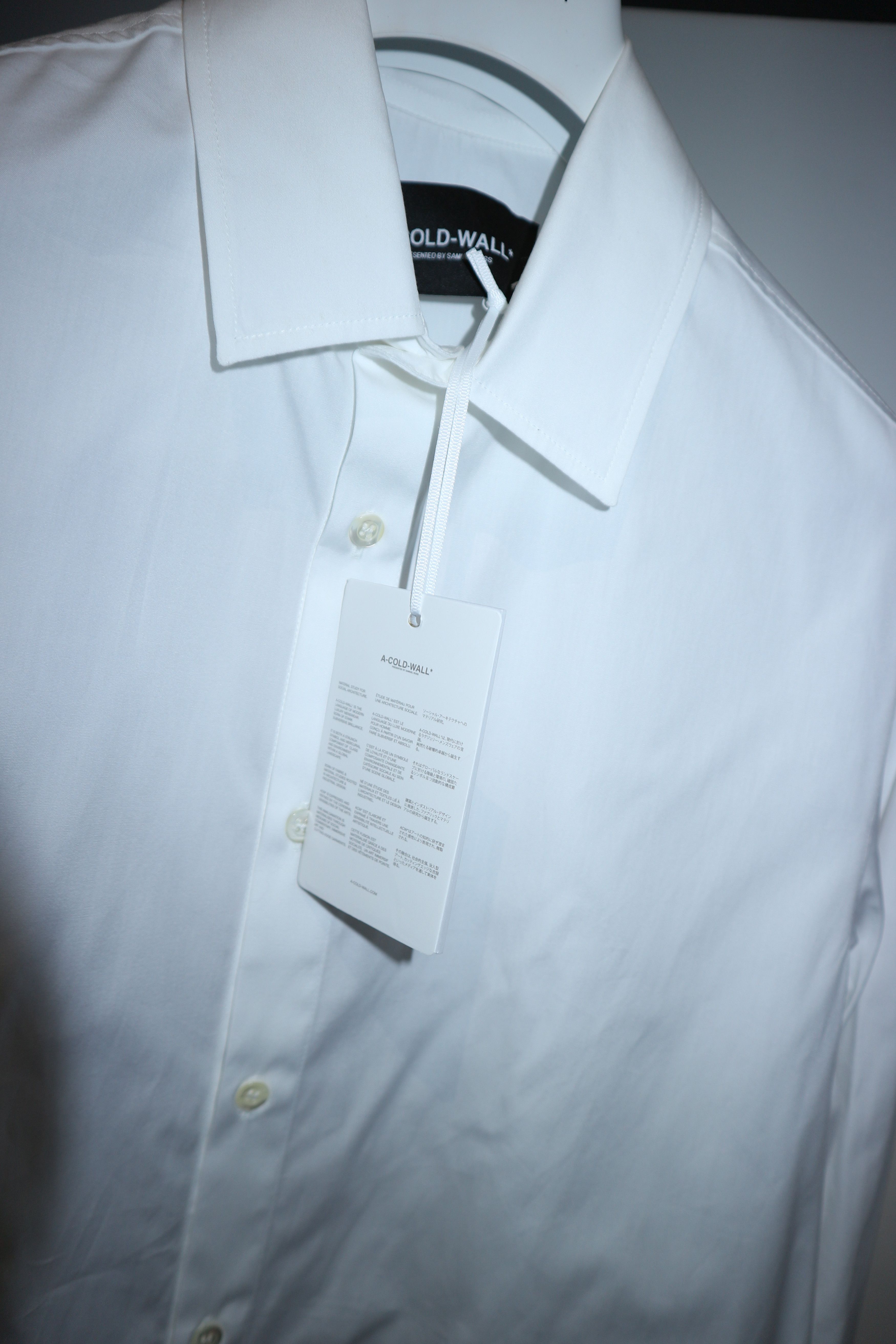 A-COLD-WALL* embroidered logo classic shirt Size US XS / EU 42 / 0 - 6 Thumbnail