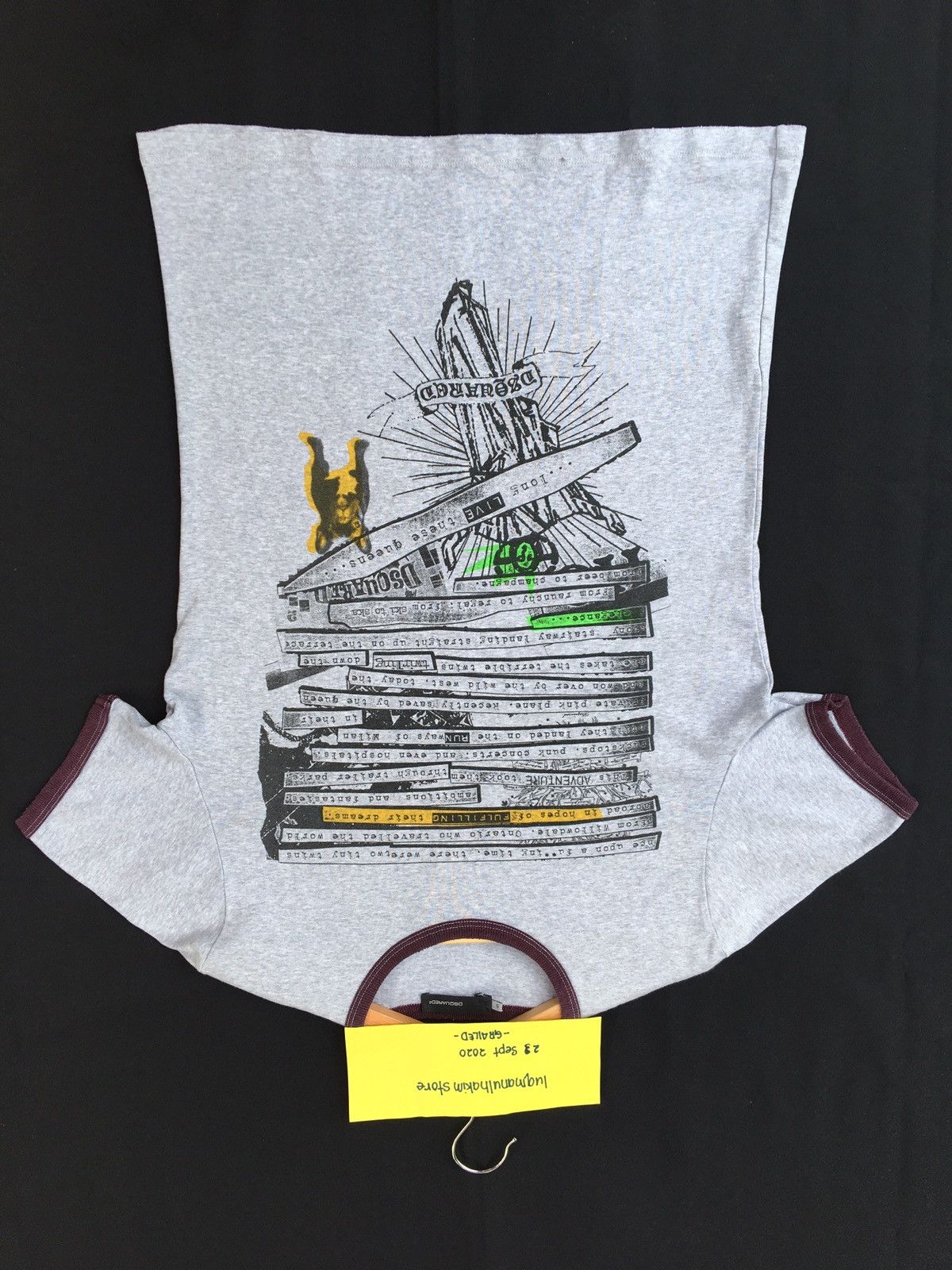 Dsquared2 Rare Dsquared script t shirt Size US M / EU 48-50 / 2 - 3 Thumbnail