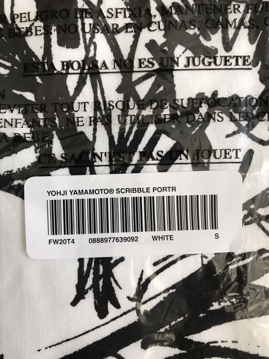 Supreme Supreme Yohji Yamamoto Scribble Portrait Tee | Grailed