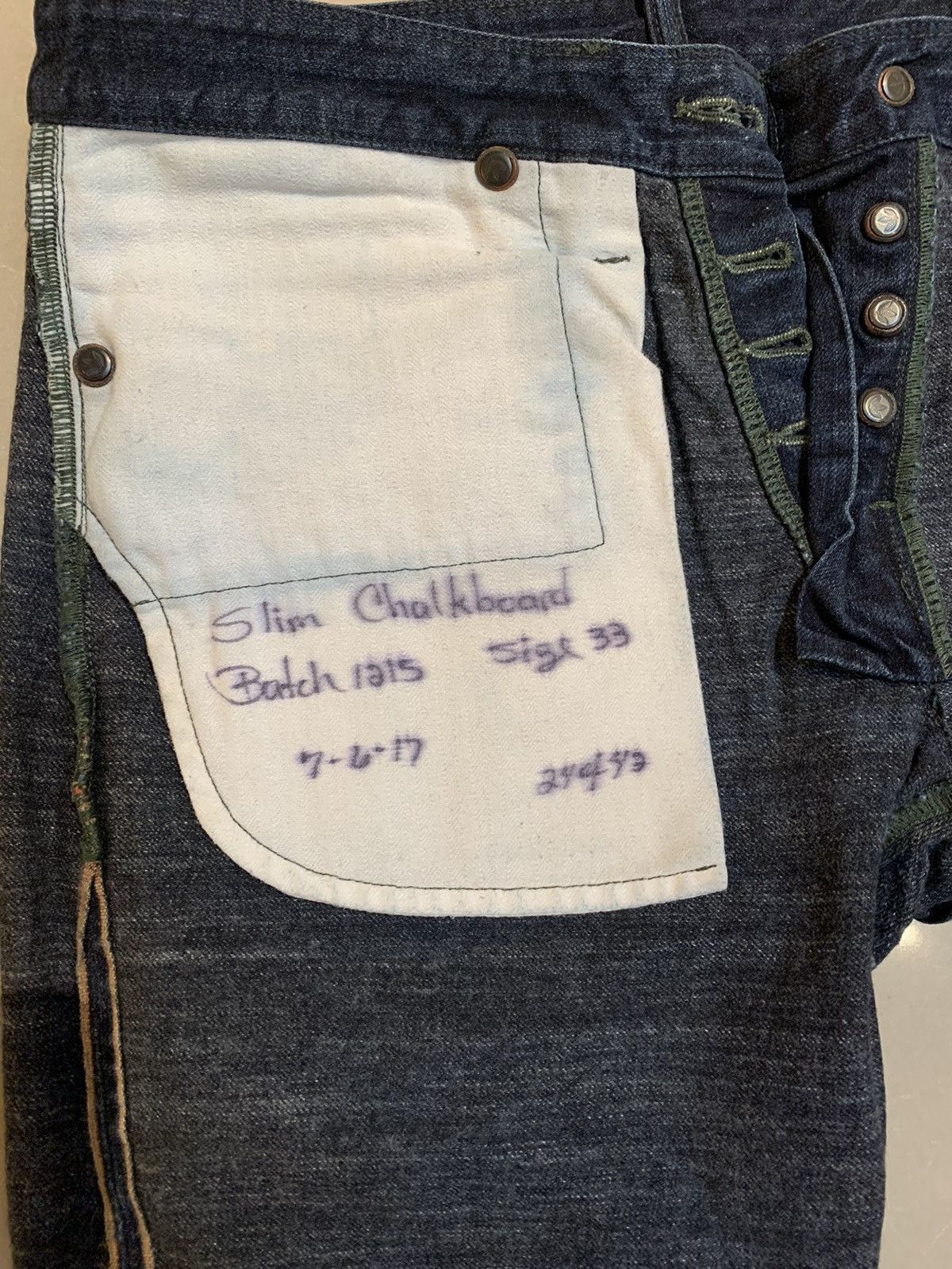 Shockoe Atelier Slim Chalkboard Size US 33 - 5 Thumbnail