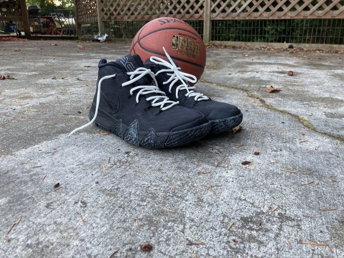 NBA Nike Nike Kyrie 4 Blackout sz 11 Grailed