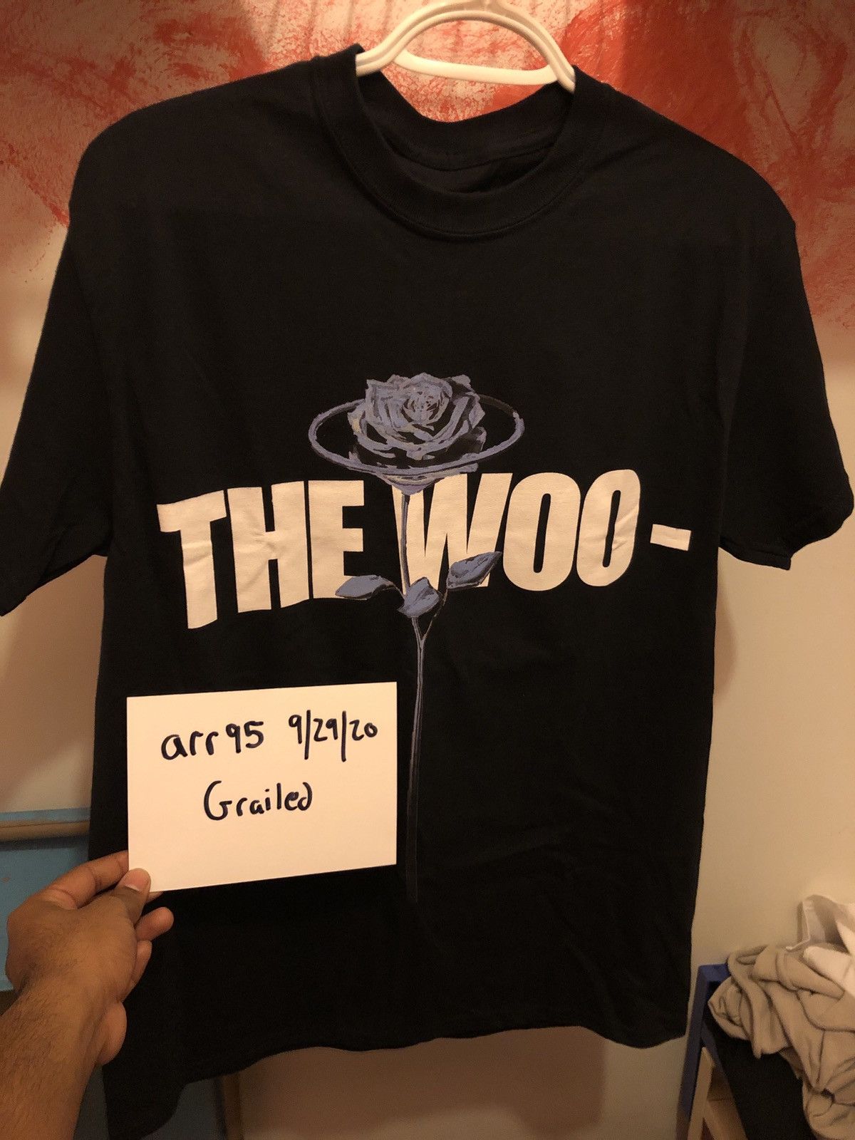 Pop Smoke x Vlone The Woo T-shirt on sale Black