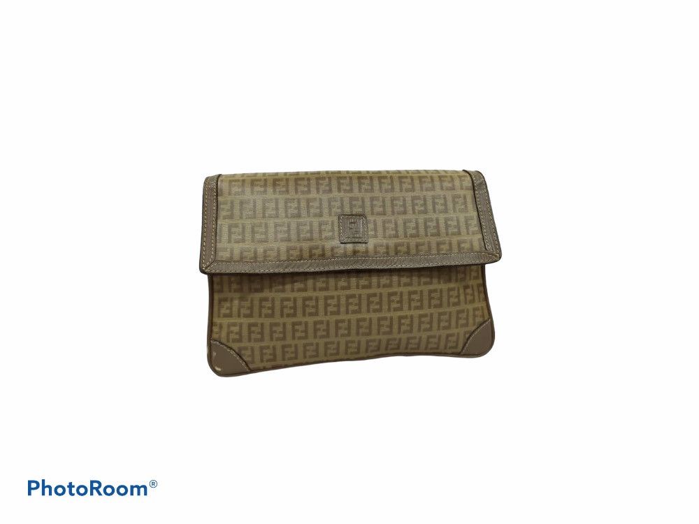 Authentic Vintage Fendi Monogram Clutch Bag