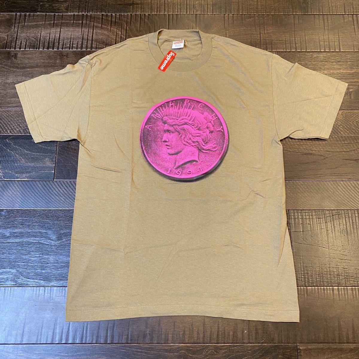 2009 Supreme Anarchy Coin Tee DSWT sz L