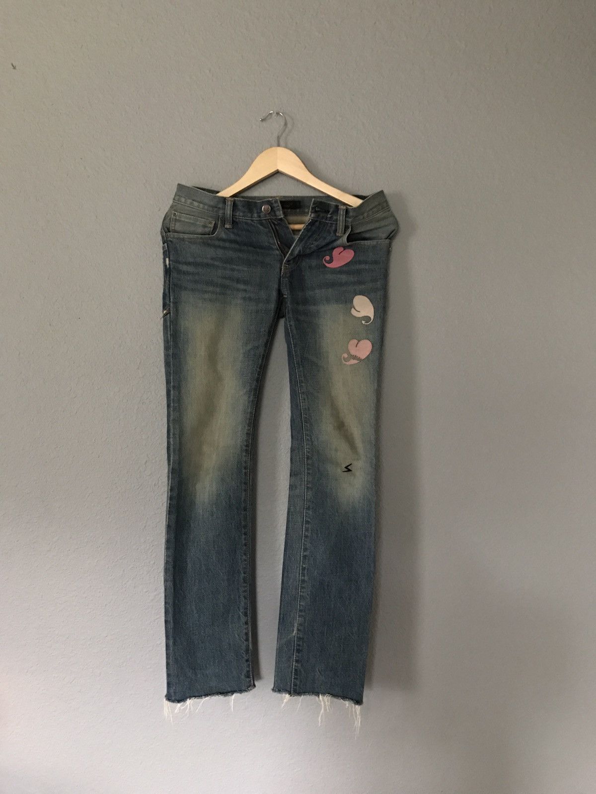 A/W Arts And Crafts Heart Jeans