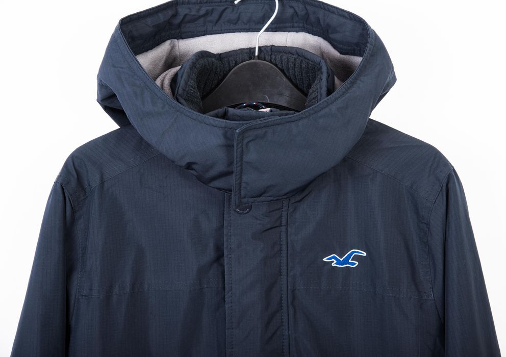 Hollister HOLLISTER ALL WEATHER Jacket Rain Coat Fleece Lining