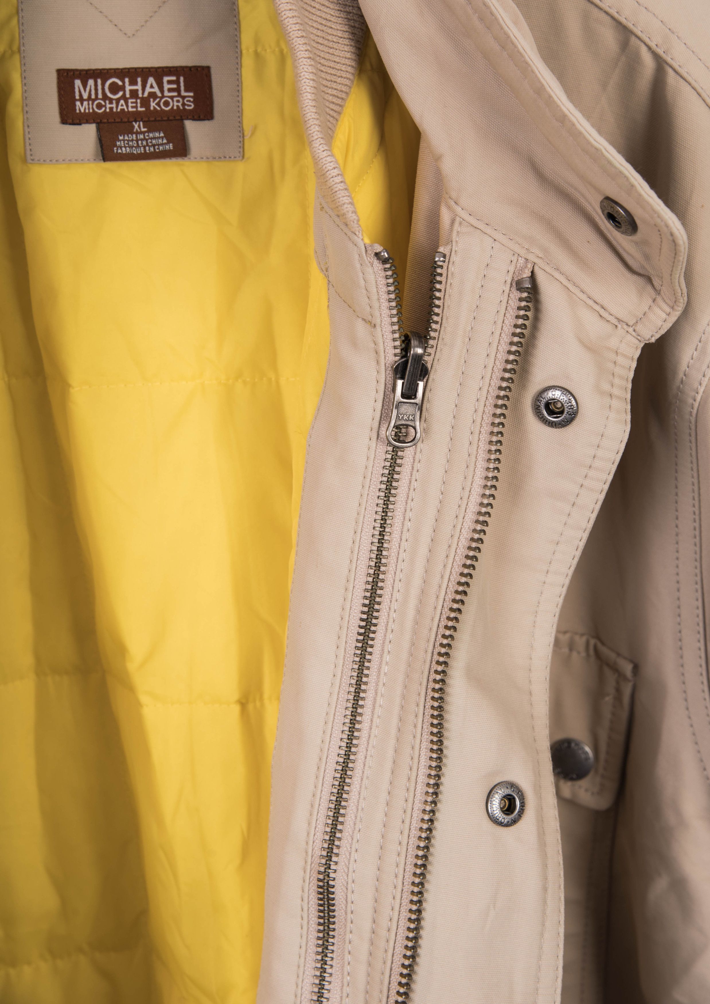 Michael Kors Men's XL 3in1 Jacket Removable Lining Coat Trench Mac Beige Size US XL / EU 56 / 4 - 3 Thumbnail