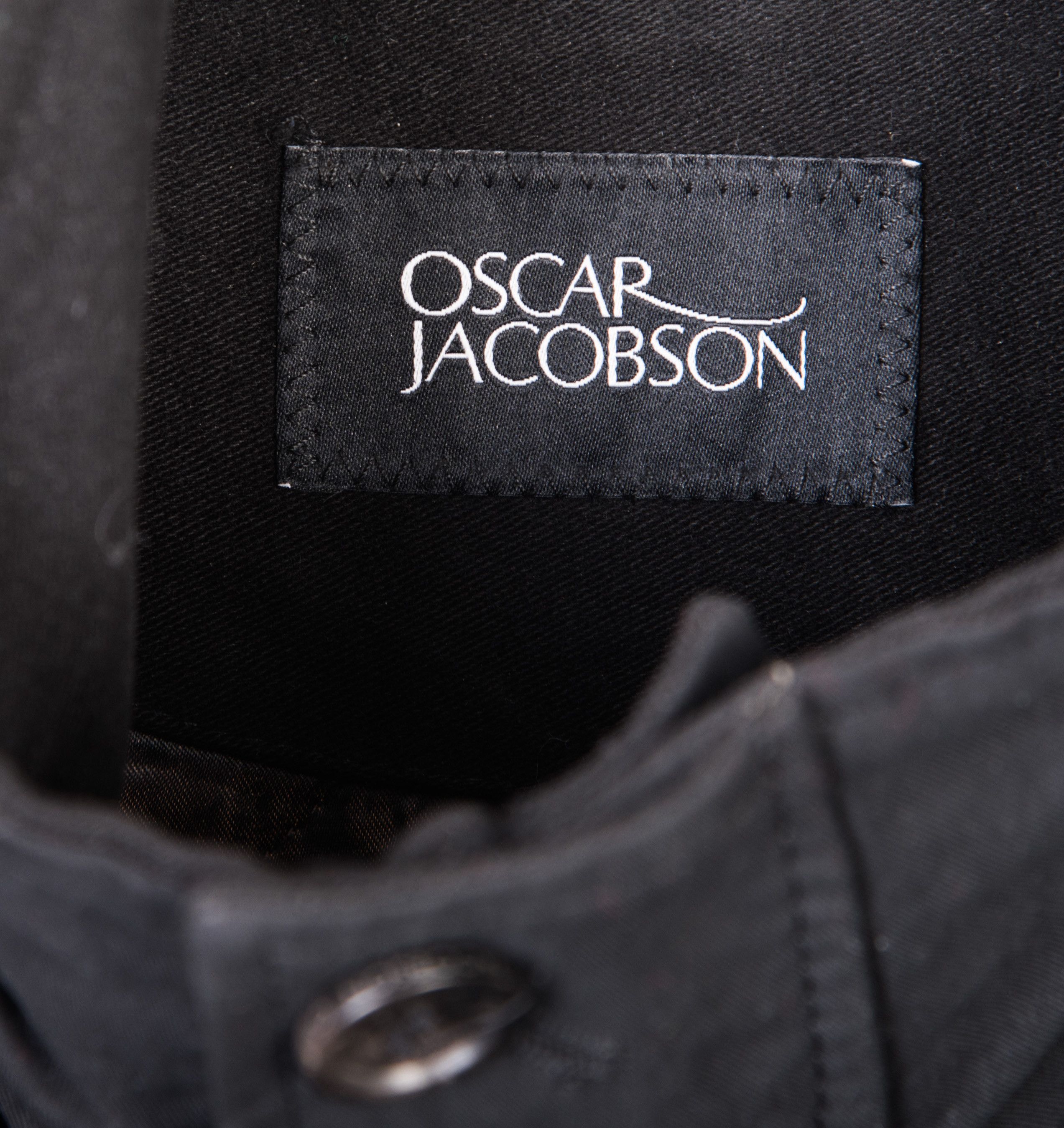 Oscar Jacobson Tage Waxed Jacket Coat S Trench mac UK 38 US Formal 48 EU S Size US S / EU 44-46 / 1 - 2 Thumbnail