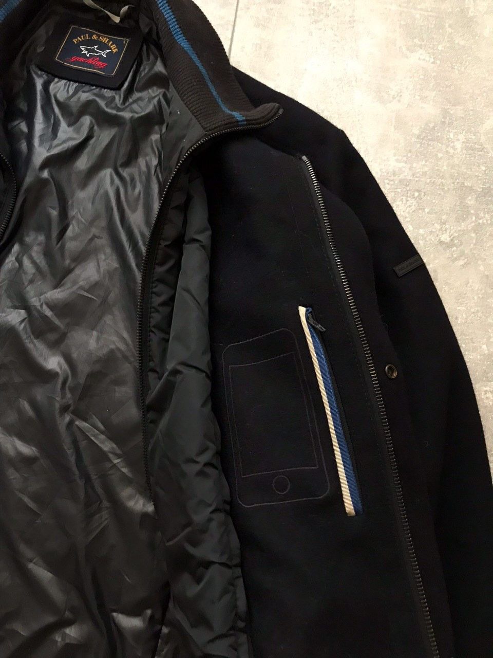 Other Paul & Shark mens wool coat lining Size US L / EU 52-54 / 3 - 5 Thumbnail