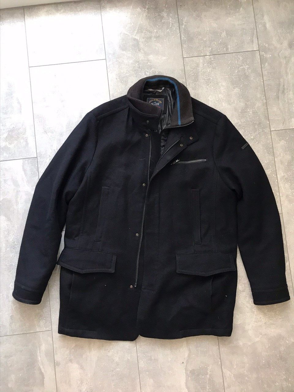 Other Paul & Shark mens wool coat lining Size US L / EU 52-54 / 3 - 8 Thumbnail