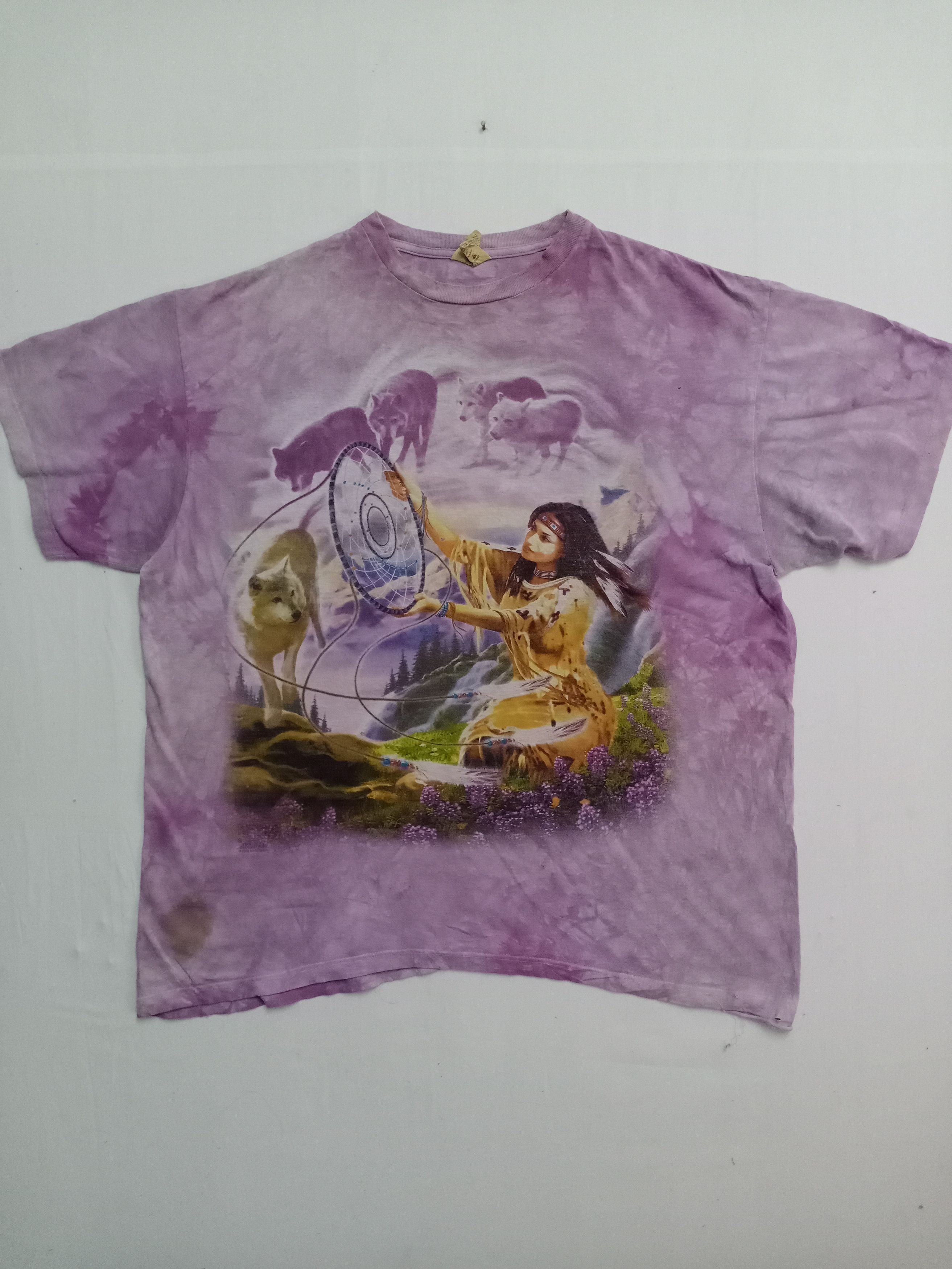 The Mountain × Vintage Rare! The mountain Tye dye over print T-shirt Size US XXL / EU 58 / 5 - 1 Thumbnail