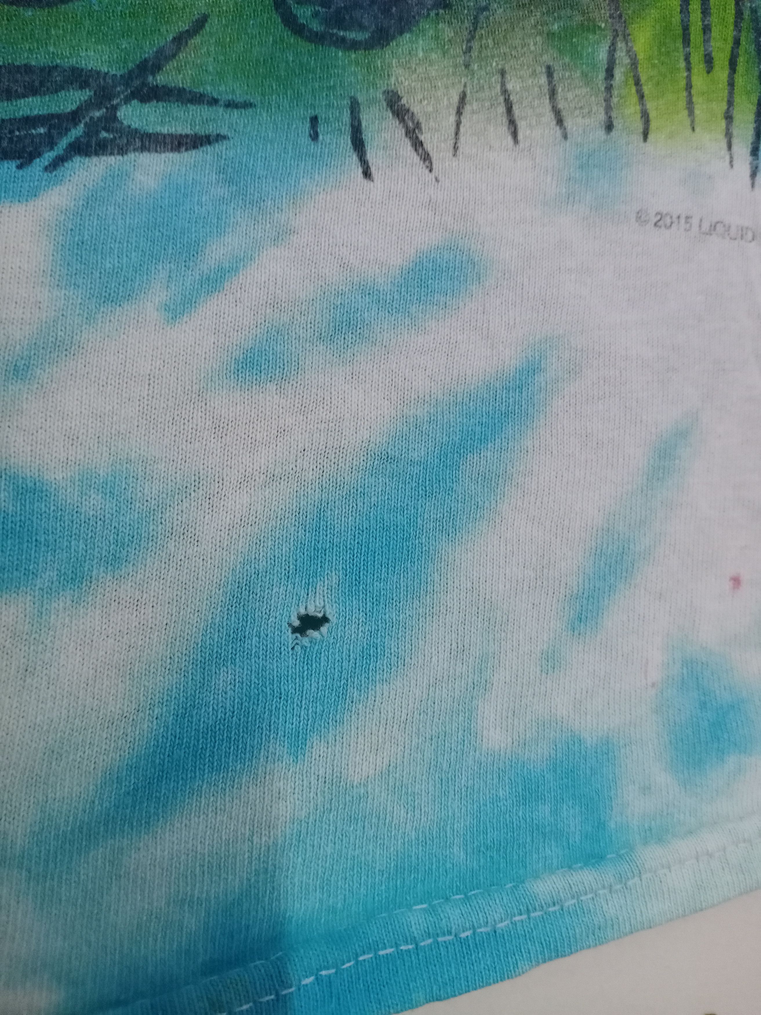Liquid Blue × Vintage Rare! Liquid Blue Habitat Motive Overprint T-shirt Size US XXL / EU 58 / 5 - 5 Thumbnail