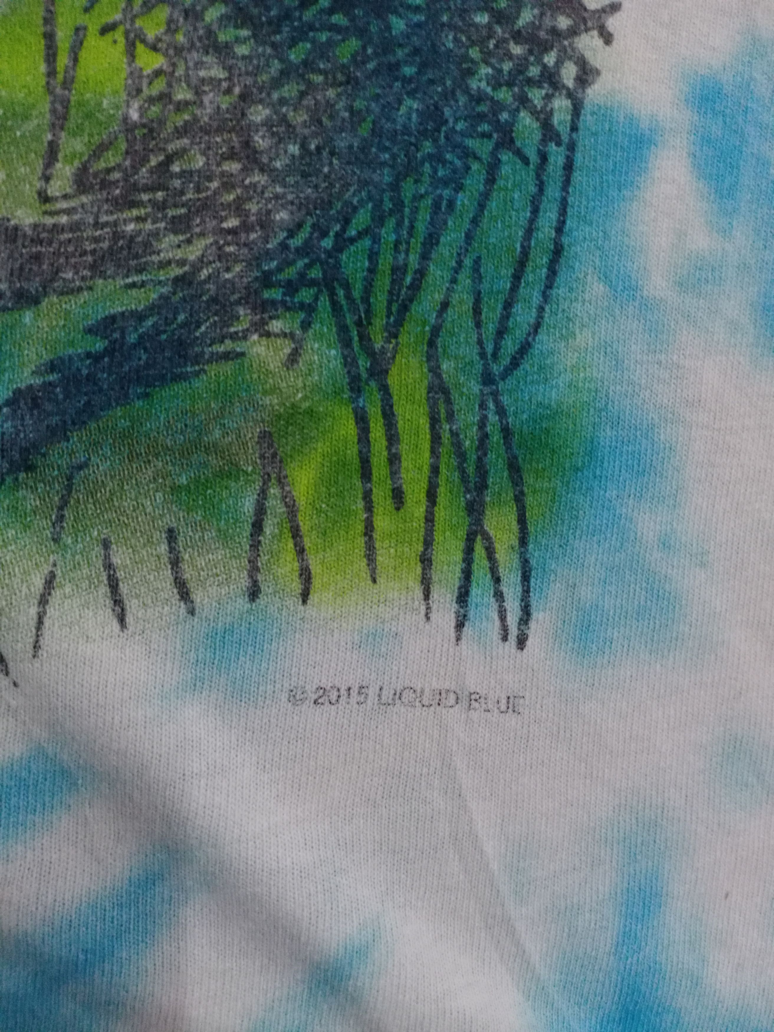 Liquid Blue × Vintage Rare! Liquid Blue Habitat Motive Overprint T-shirt Size US XXL / EU 58 / 5 - 6 Thumbnail