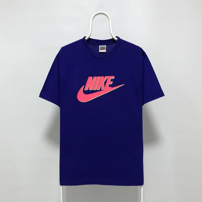 Nike NIKE Vintage T-Shirt Big Logo Tee 80s 90s Rare Swoosh | Grailed