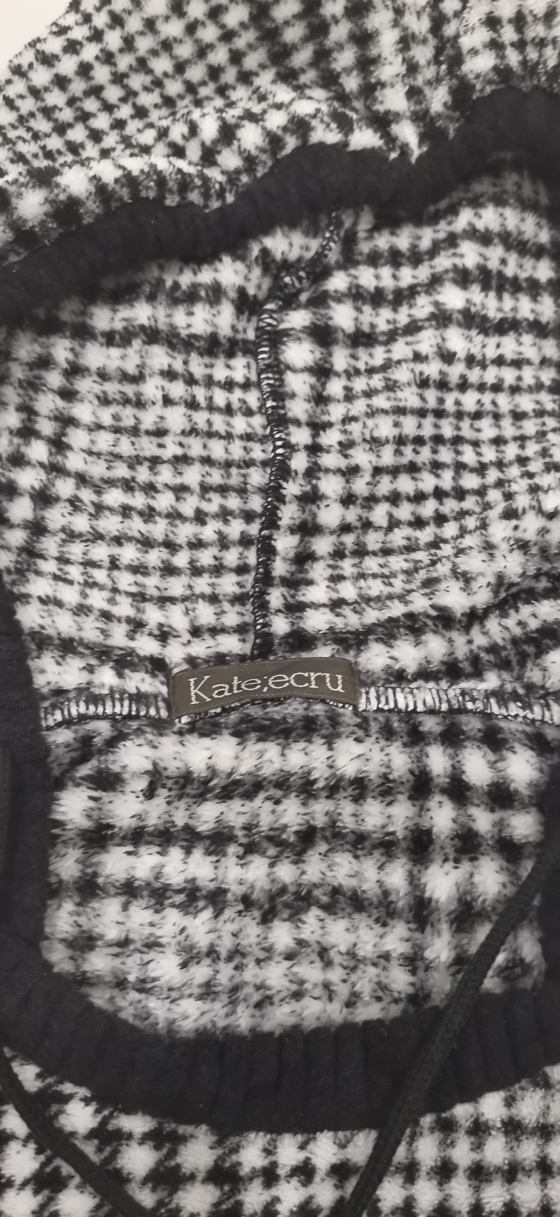 Designer × Japanese Brand kate ecru tartan hoodie vest Size US XL / EU 56 / 4 - 5 Thumbnail