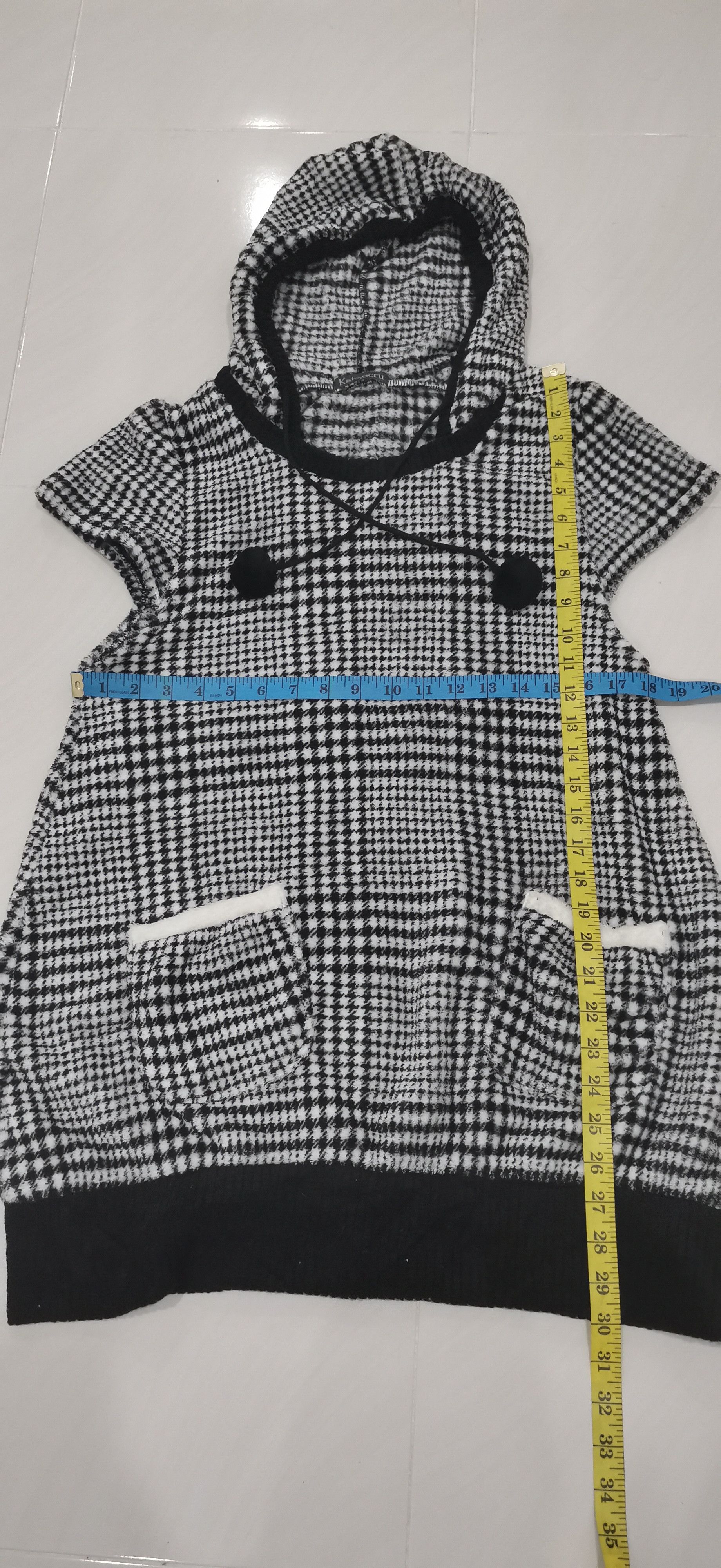 Designer × Japanese Brand kate ecru tartan hoodie vest Size US XL / EU 56 / 4 - 2 Thumbnail