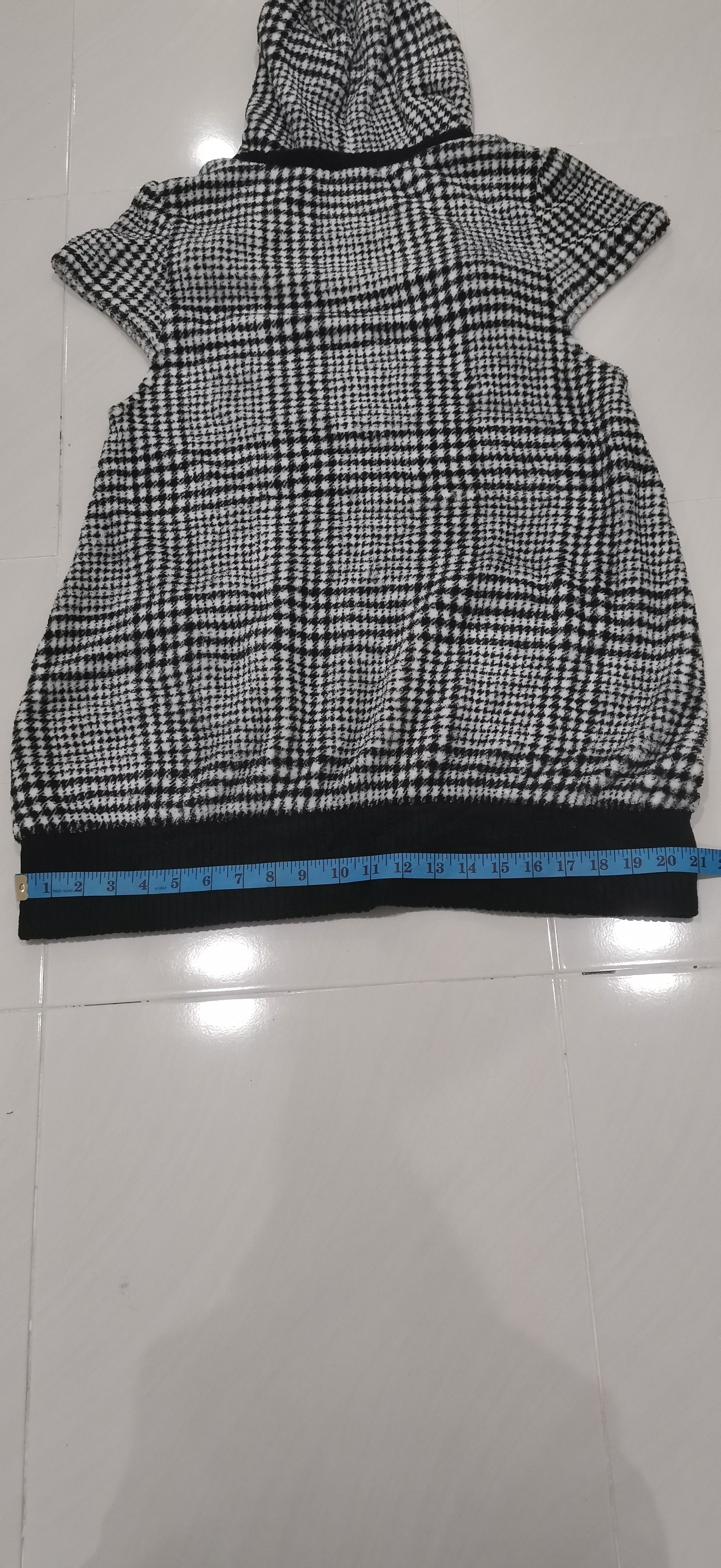 Designer × Japanese Brand kate ecru tartan hoodie vest Size US XL / EU 56 / 4 - 10 Thumbnail