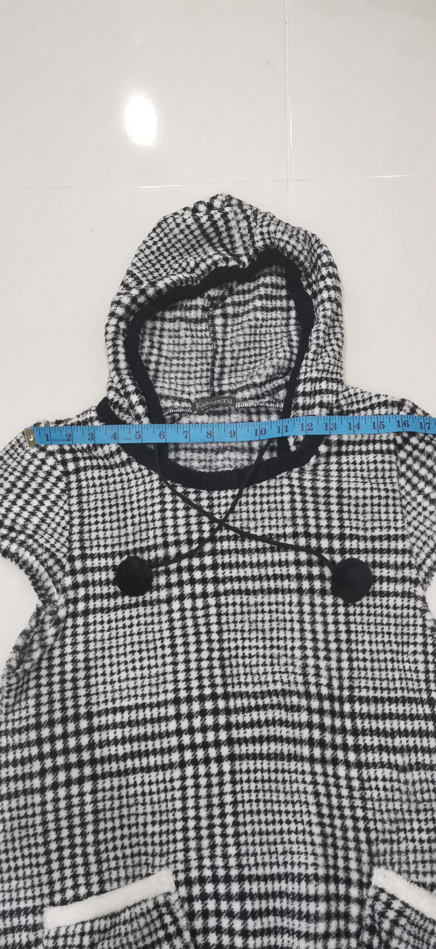 Designer × Japanese Brand kate ecru tartan hoodie vest Size US XL / EU 56 / 4 - 3 Thumbnail