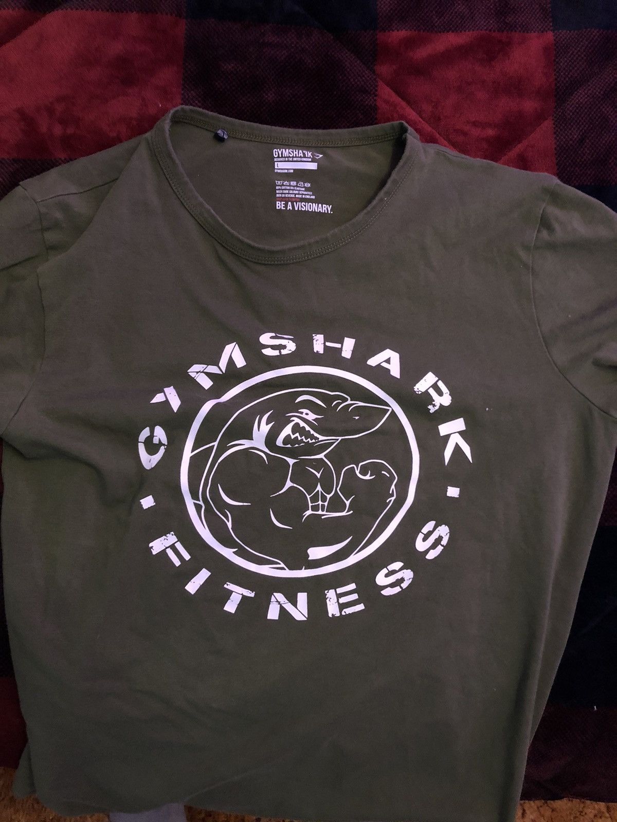 Gymshark Gymshark Tank Top Men's Large L Round Neck Graphic Logo Black