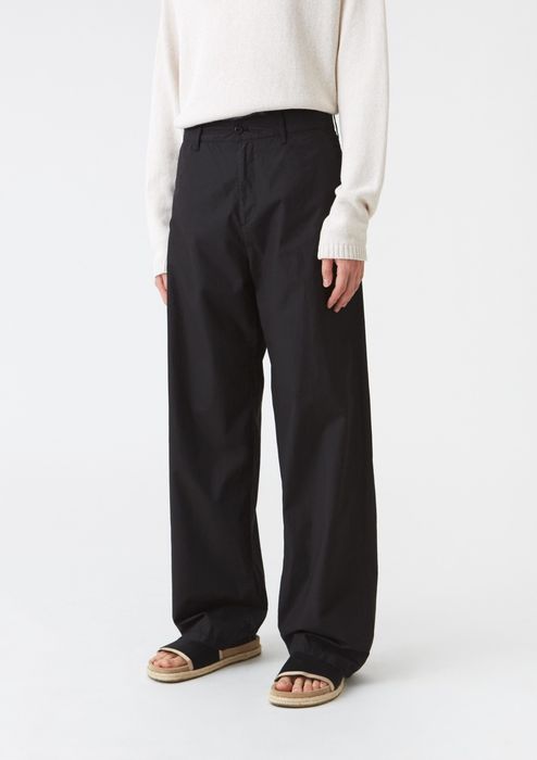 HOPE wind trouser 48 レーヨン混 ワイドスラックス-