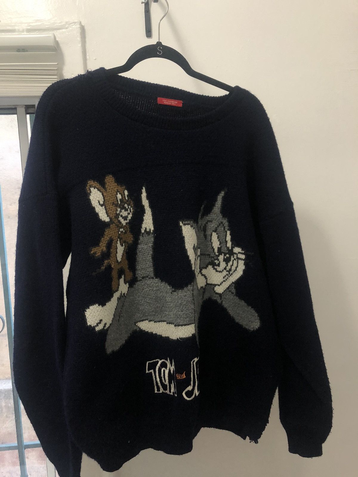 Vintage Iceberg Tom 2024 And Jerry Mens Sweater