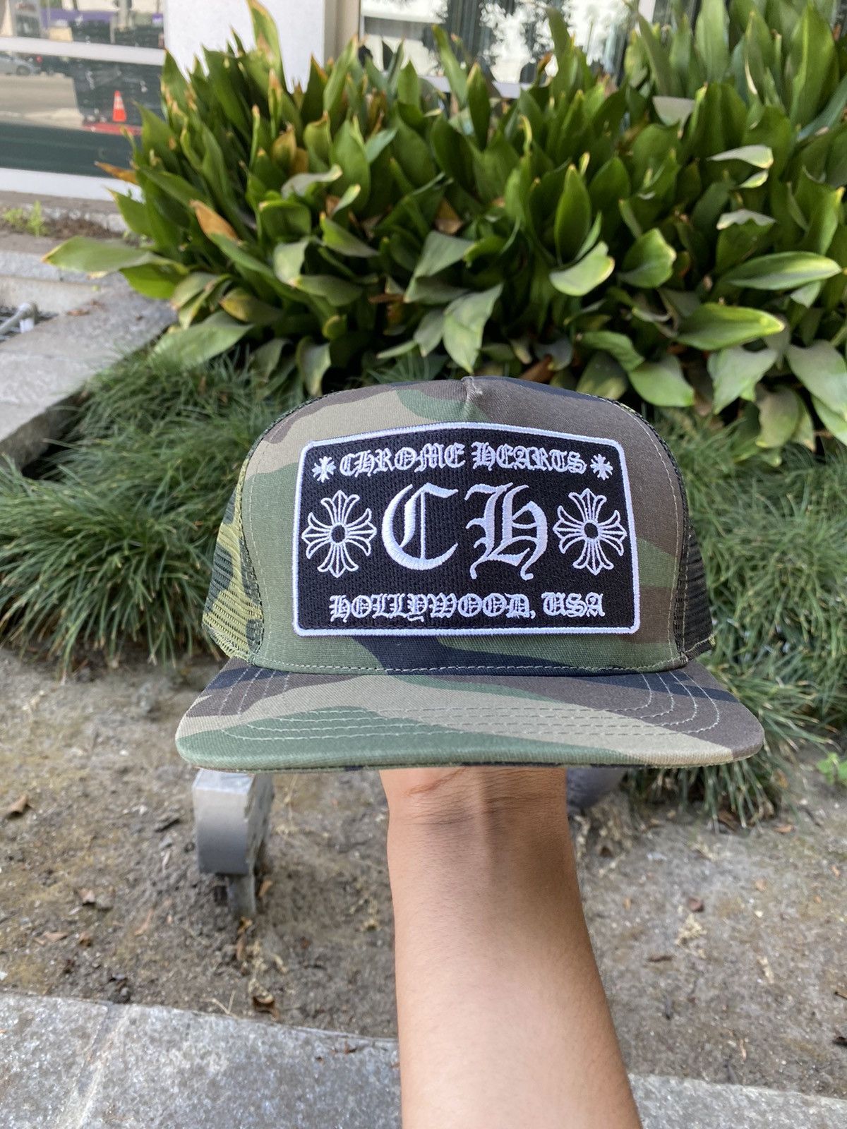 Chrome Hearts CH Baseball Hat Camo - US