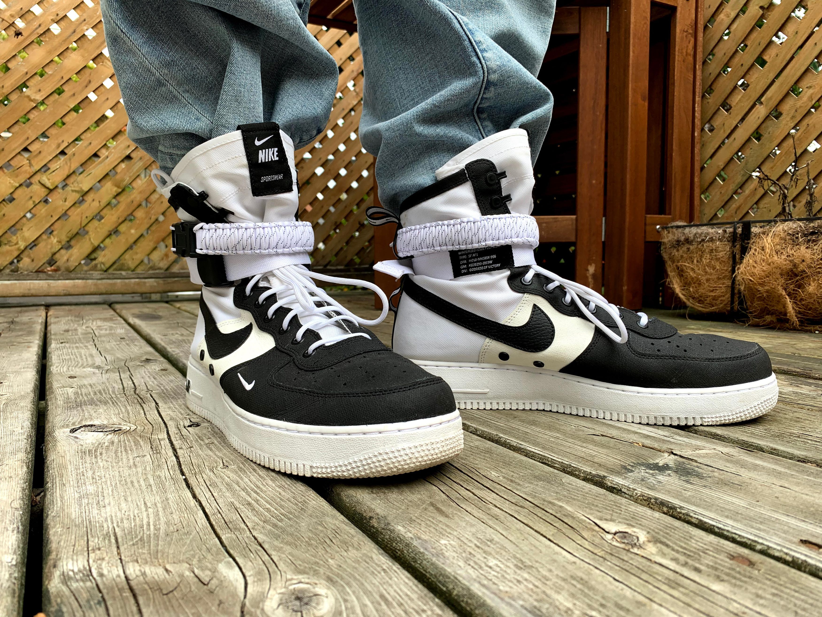 Nike SF Air Force 1 High - Panda - US Men's Size 9 (no box)