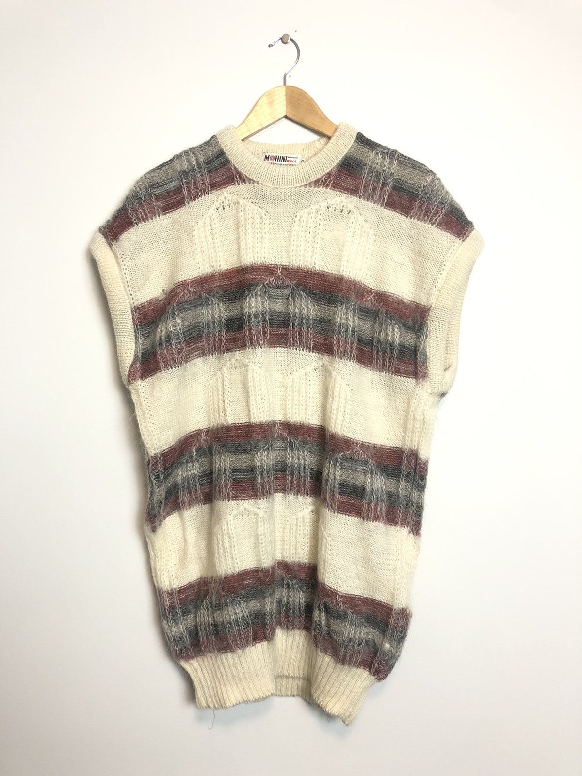 Vintage Mohini Wool Sweater Vest Japan Vintage Shia LeBeouf style Grailed