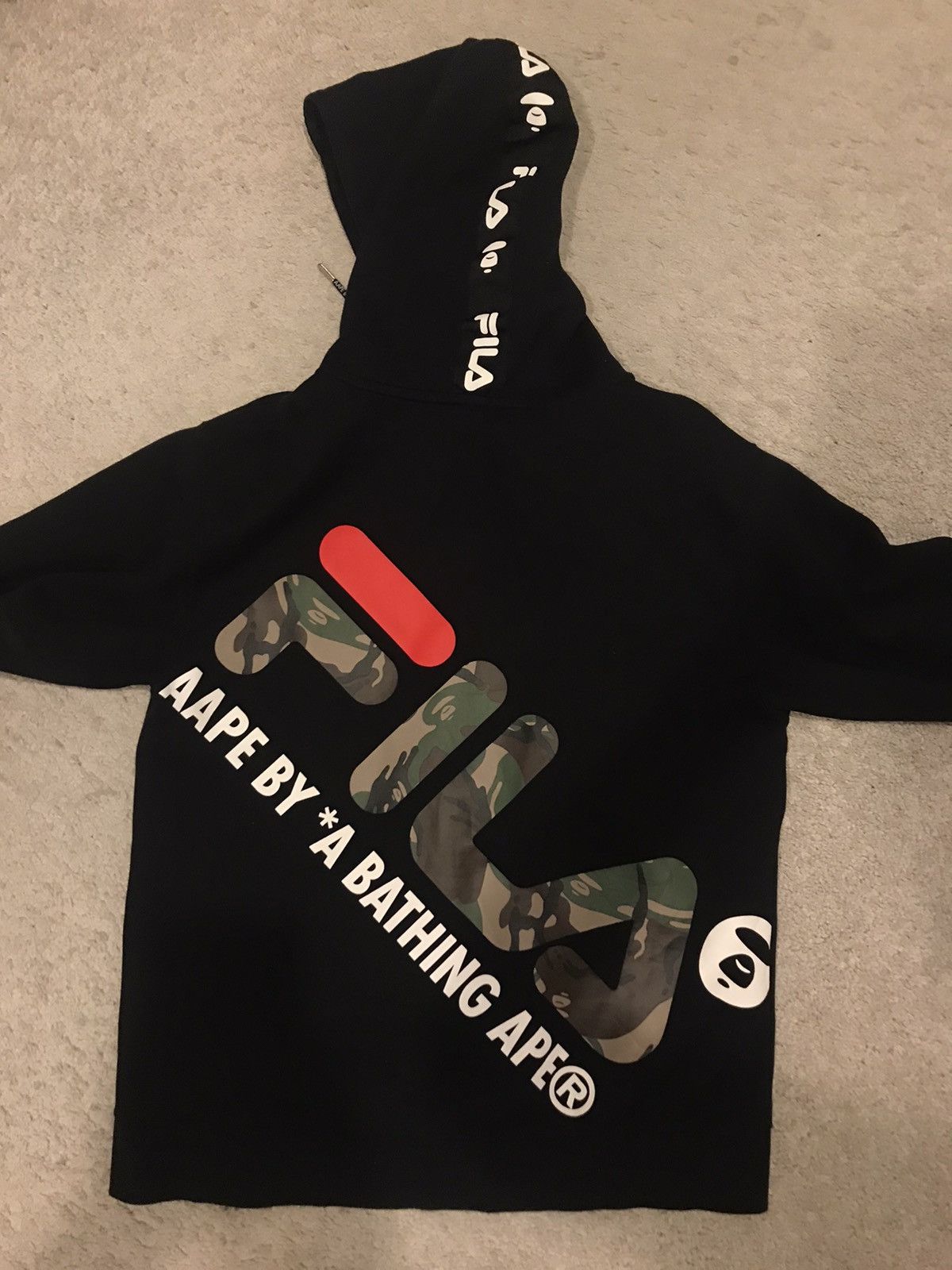 Aape × Fila AAPE by Bathing Ape x Fila Jacket | Grailed