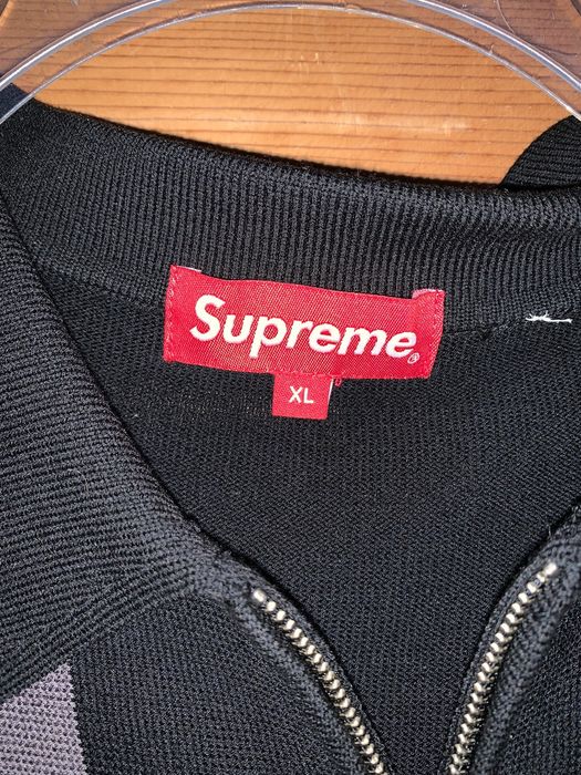 Supreme Supreme STARS ZIP UP SWEATER POLO | Grailed