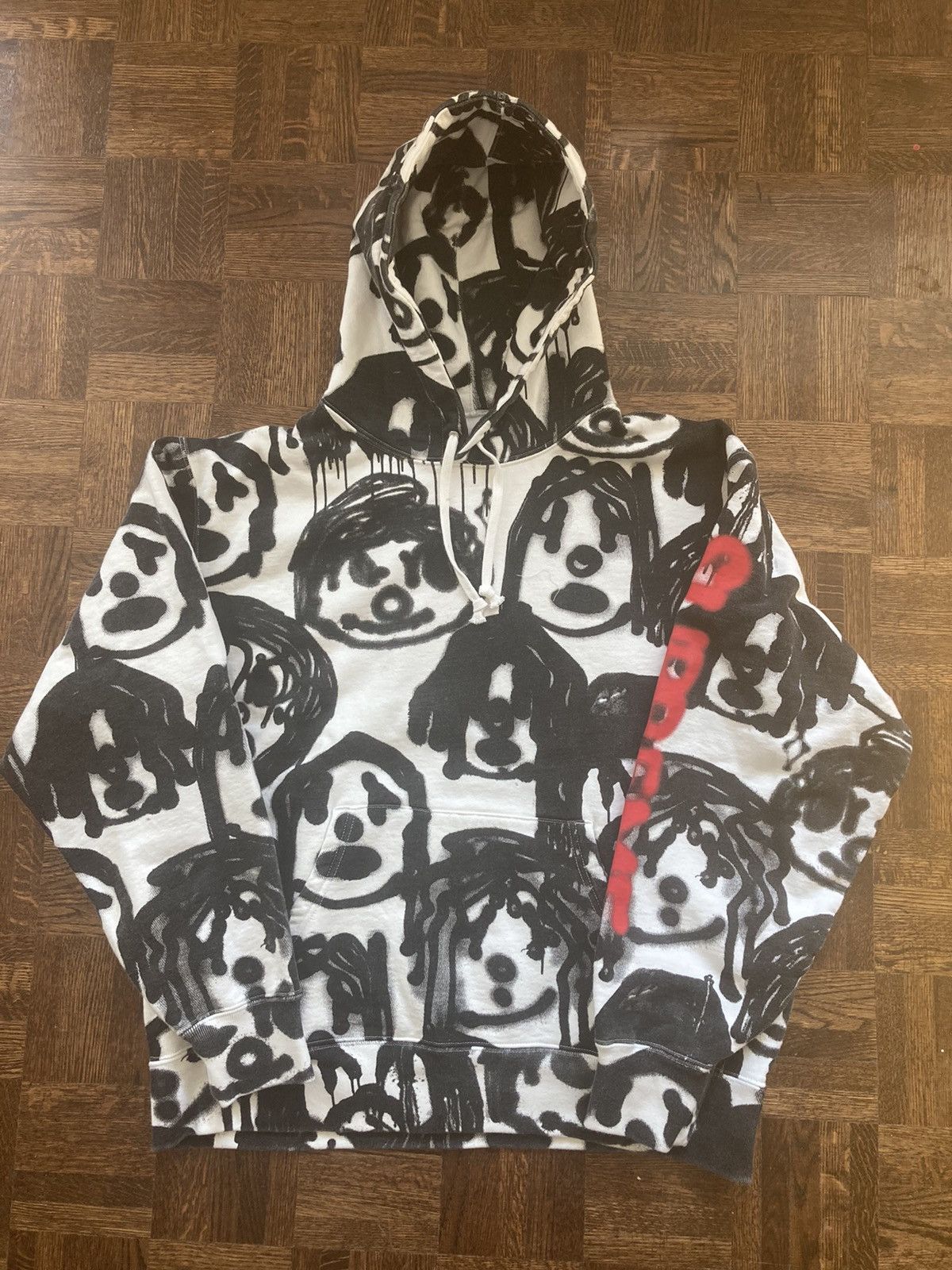 Supreme yohji yamamoto hooded sweatshirt white sale