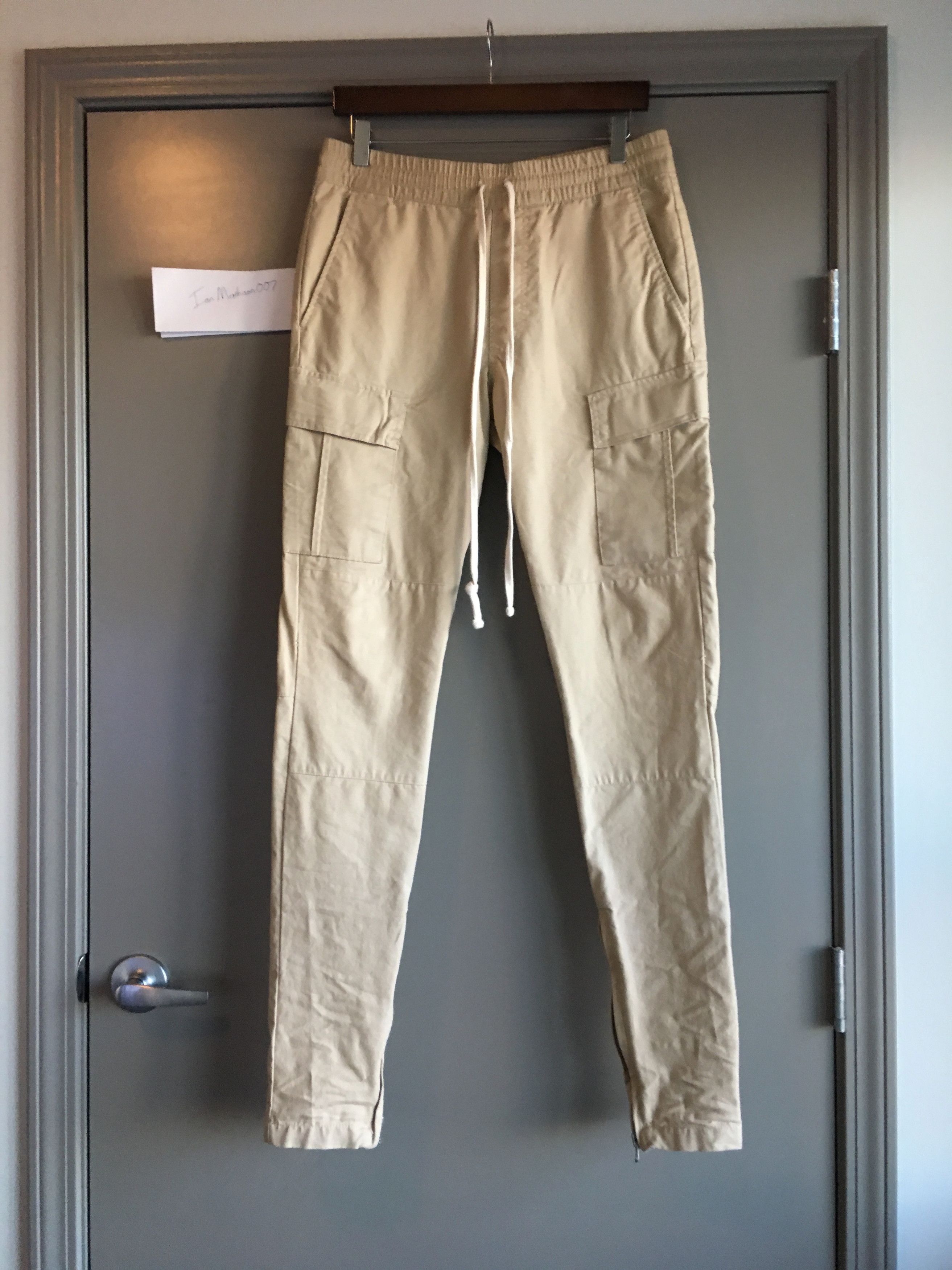 FOG Sand Cargo Zip Pants Size US 30 / EU 46 - 1 Thumbnail