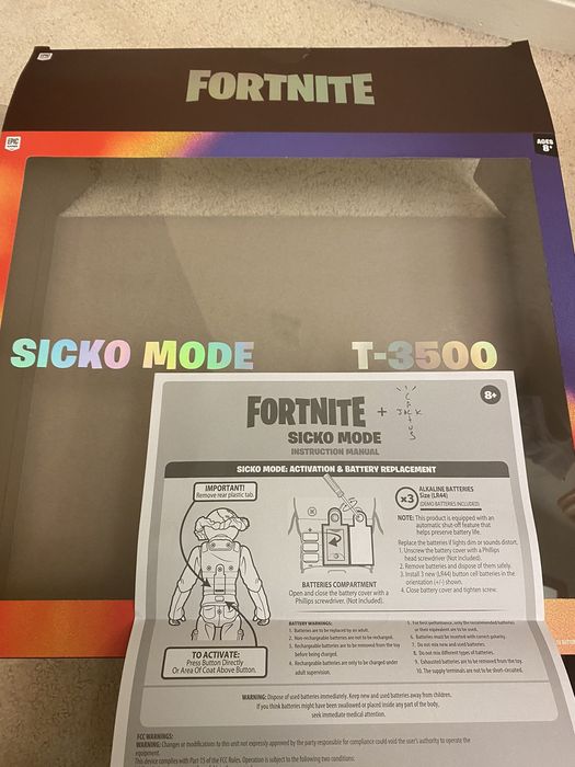 Travis Scott Travis Scott x Fortnite 12” Action Figure Duo set