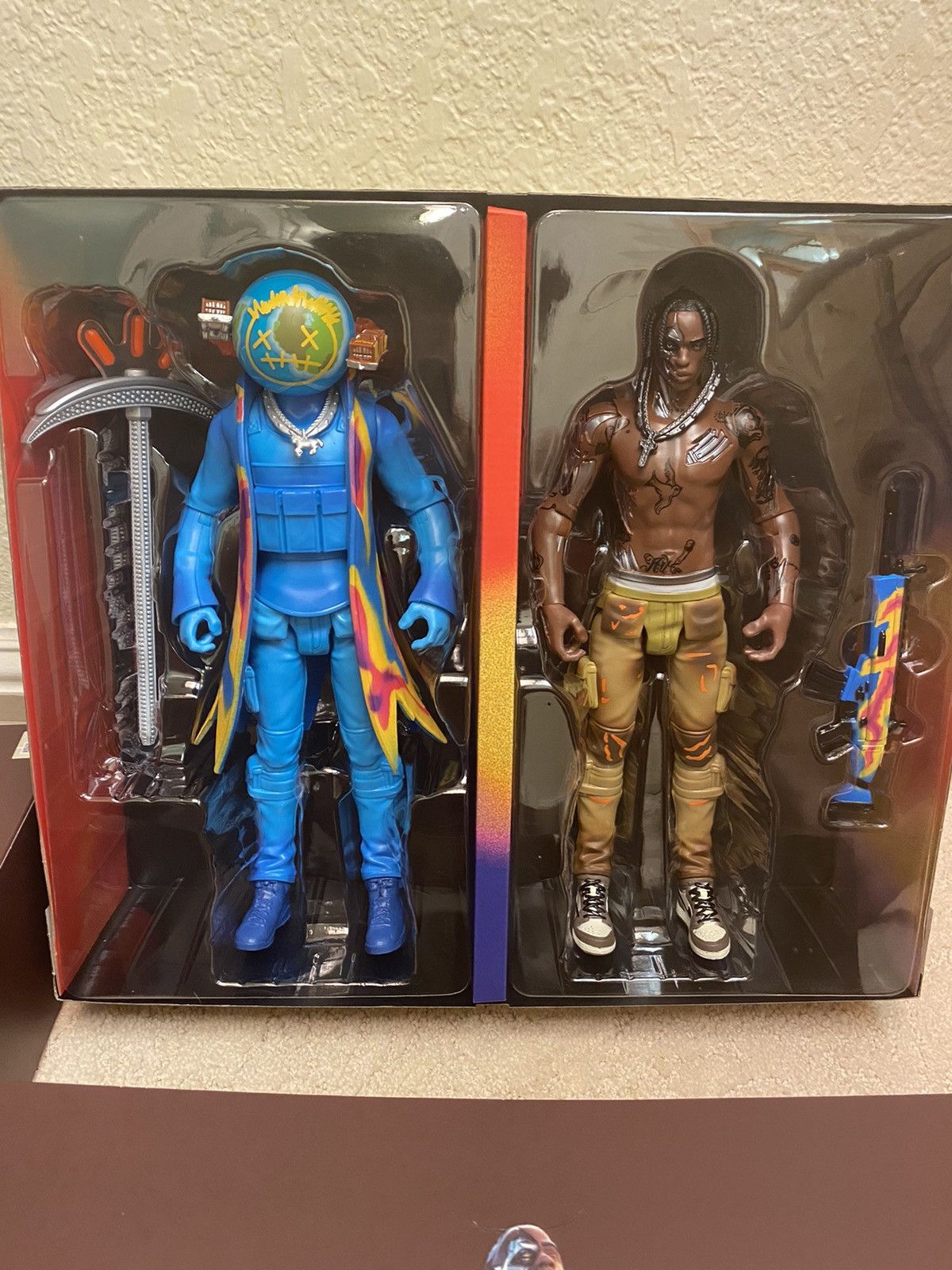 Travis Scott Travis Scott x Fortnite 12” Action Figure Duo set